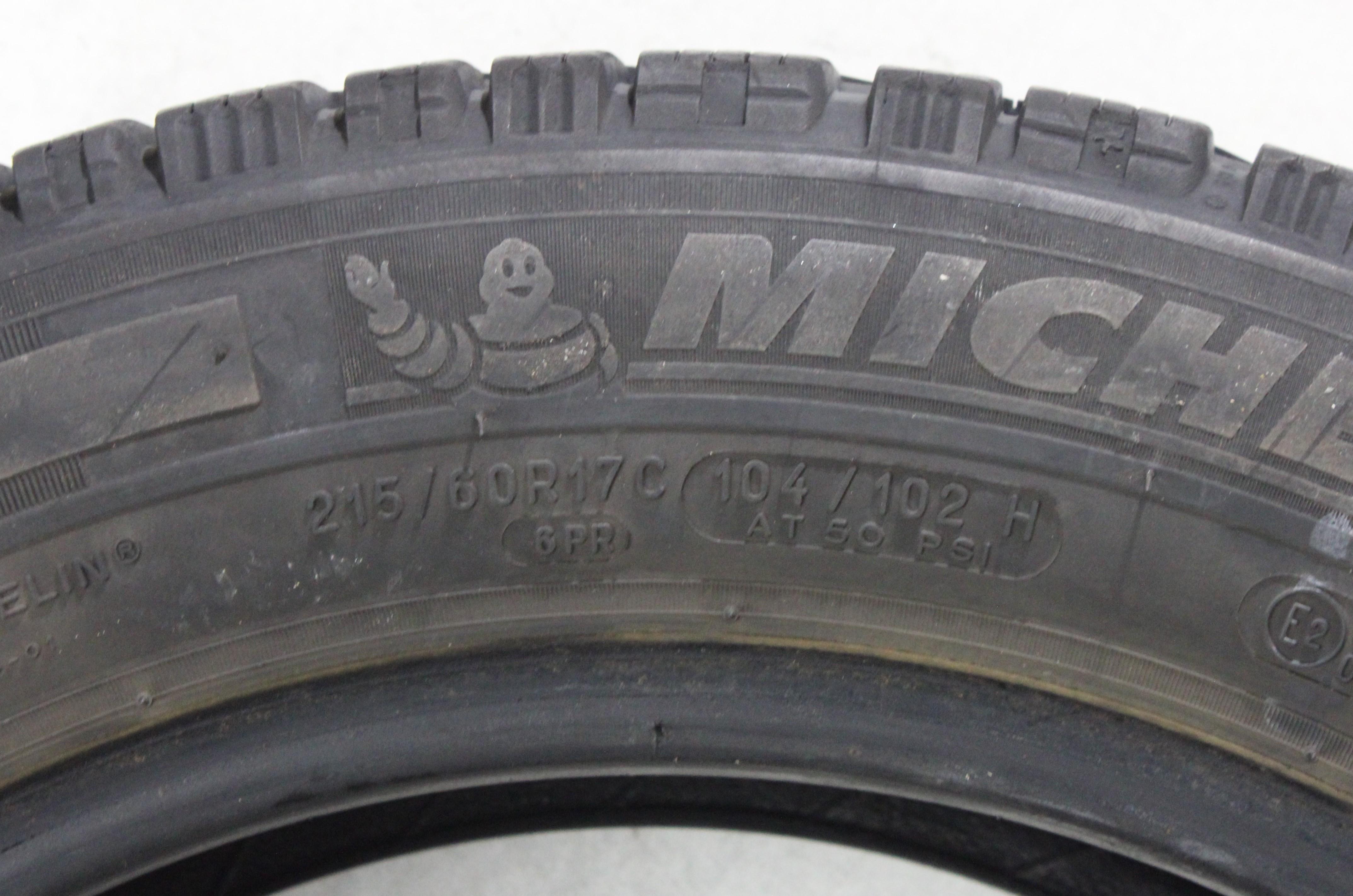 4 x 215/60R17C 104/102H Winterreifen Michelin Agilis Alpin 2x6-6,5mm/2x7mm 2018