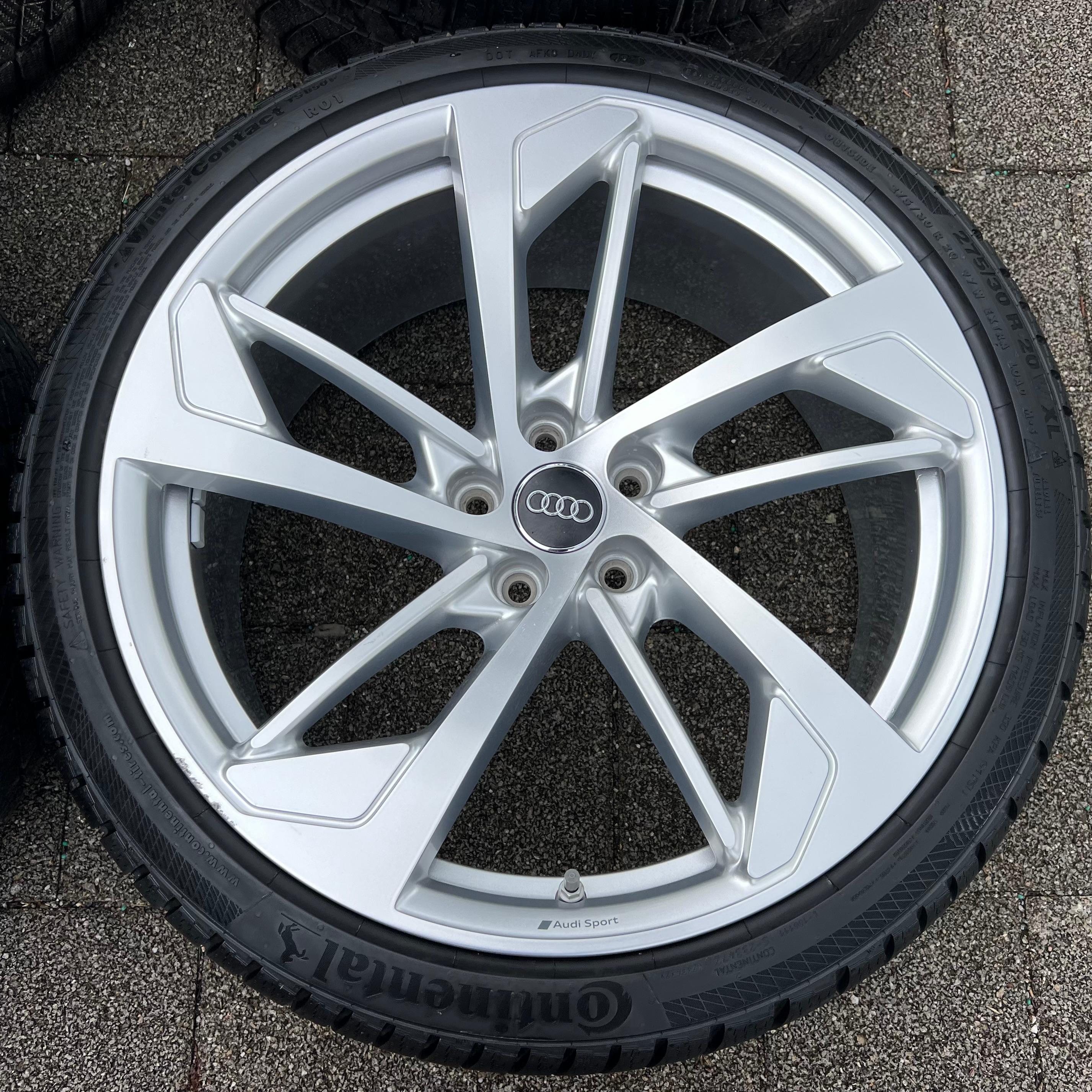 4 ORIGINAL 20" ALU WINTERRÄDER AUDI RS4 RS5 8W 275/30R20 97W 8W0601025CN FREIHAUS