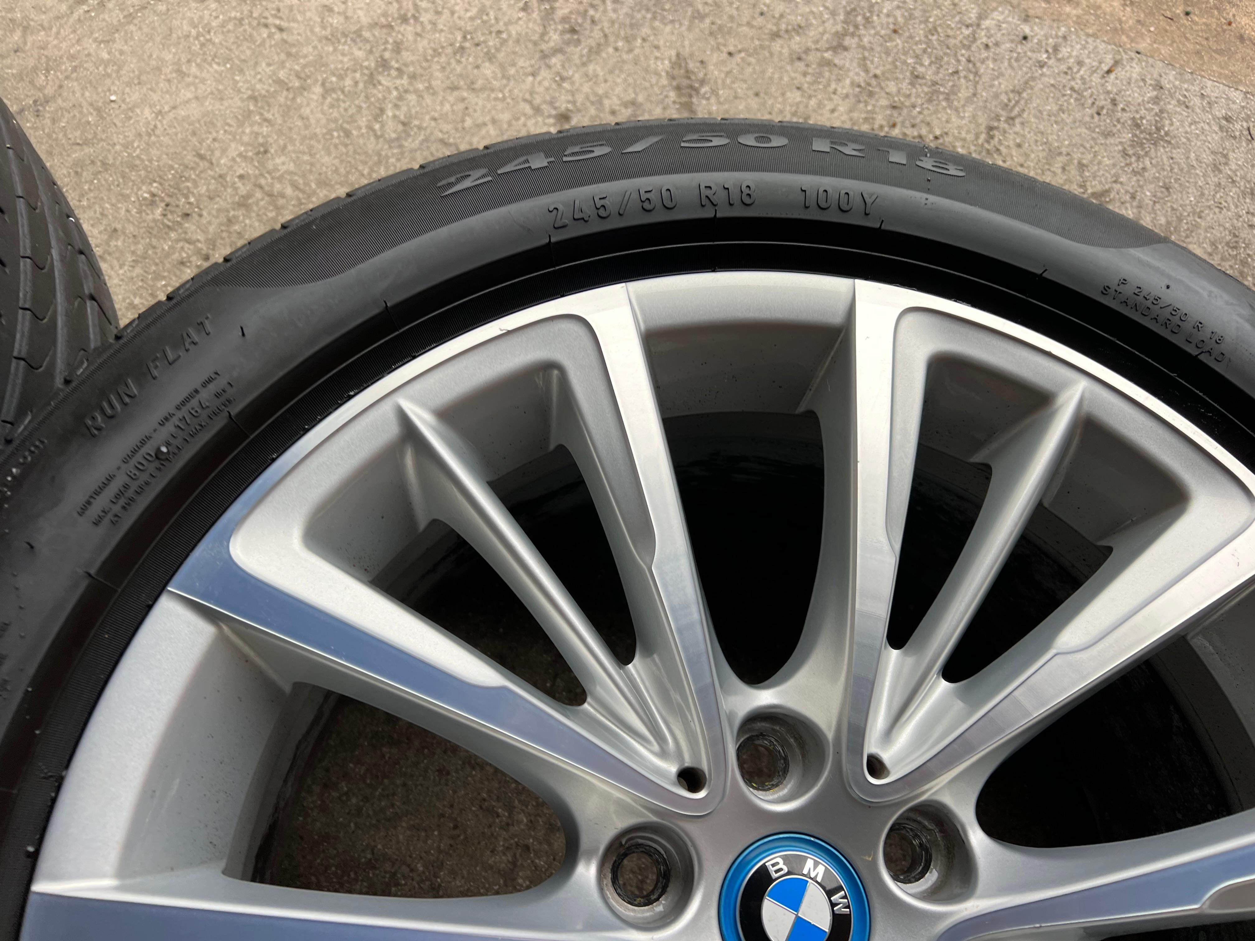 4 ROUES D'ÉTÉ ORIGINALES 18" EN ALU BMW SÉRIE 7 G11 G12 STYLING 643 6867339 FRANCO DOMICILE