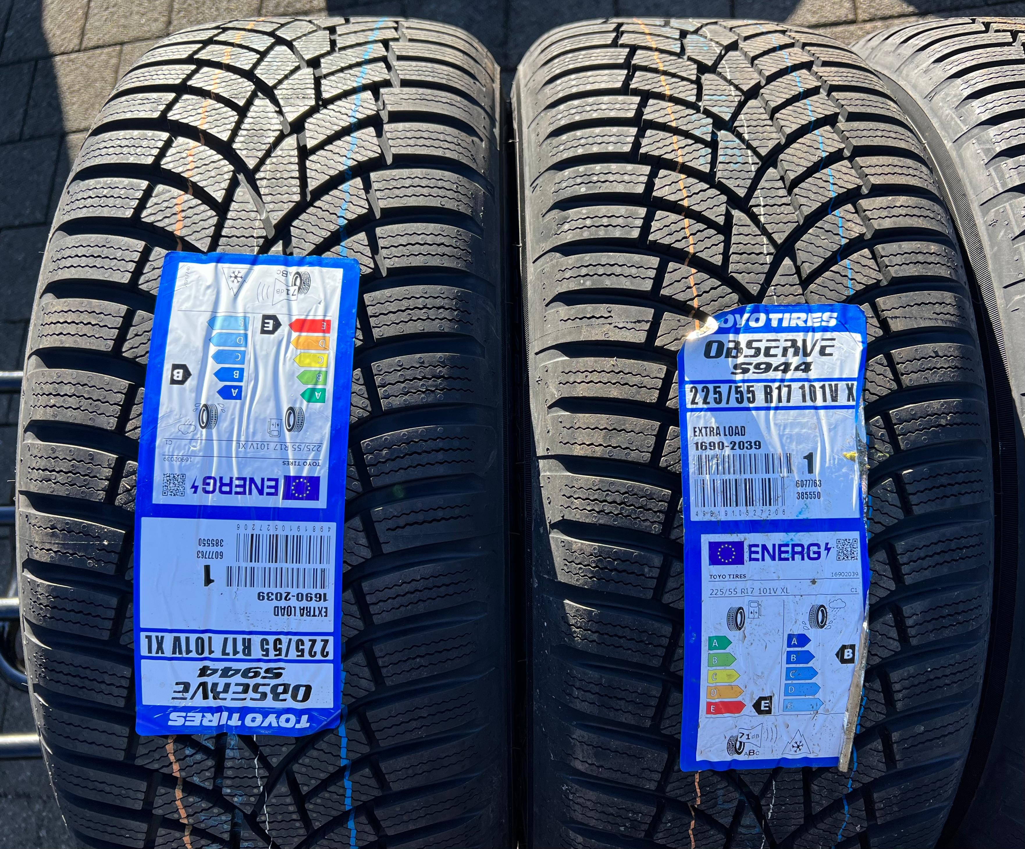 4 ALU 17" WINTERRÄDER AUDI A4 ALLROAD 8K A6 4G 225/55R17 101V TOYO 2024 NEU FREIHAUS