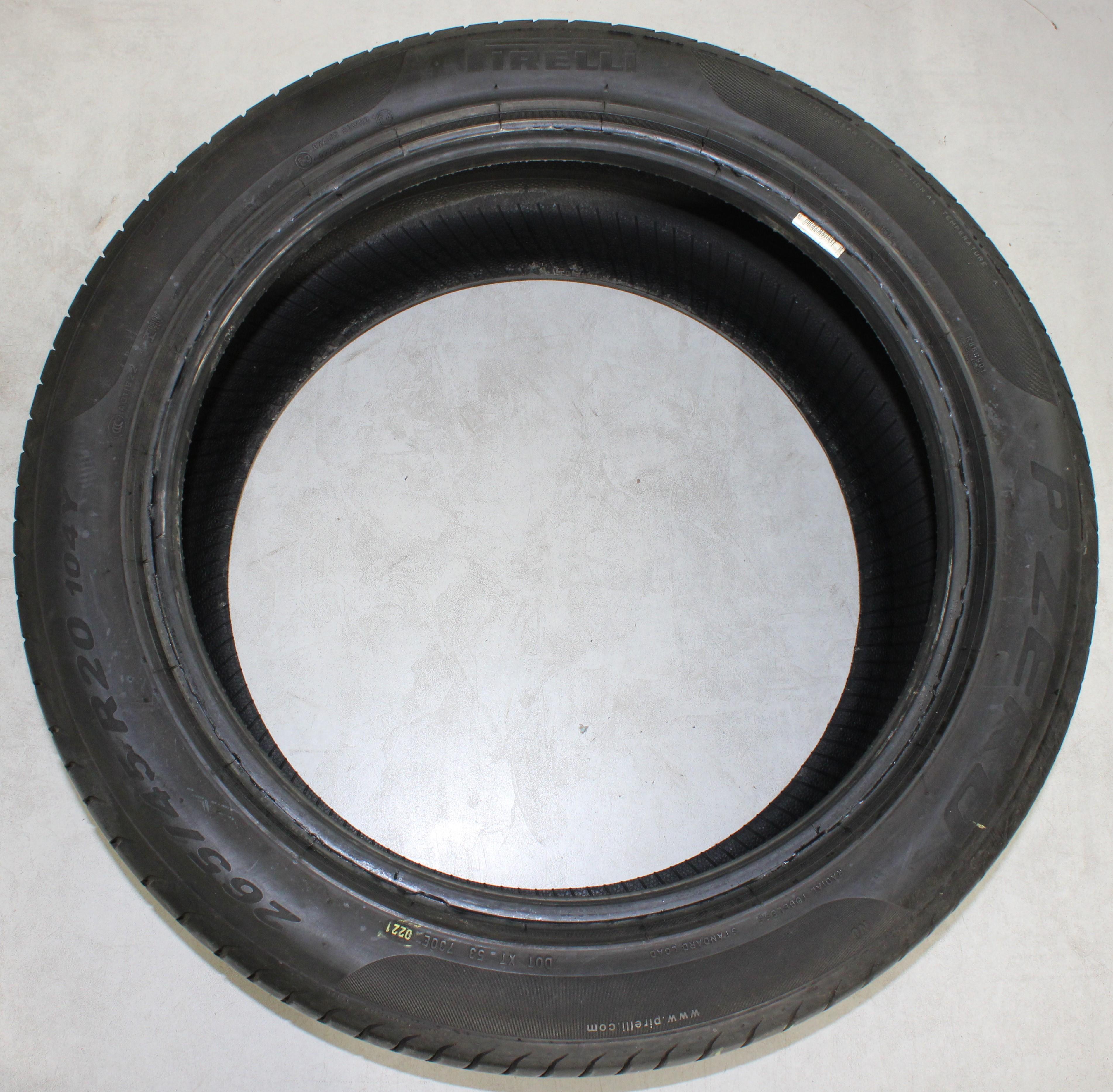 1 x 265/45R20 104Y zomerband Pirelli Pzero N0 5-5,5mm 2021