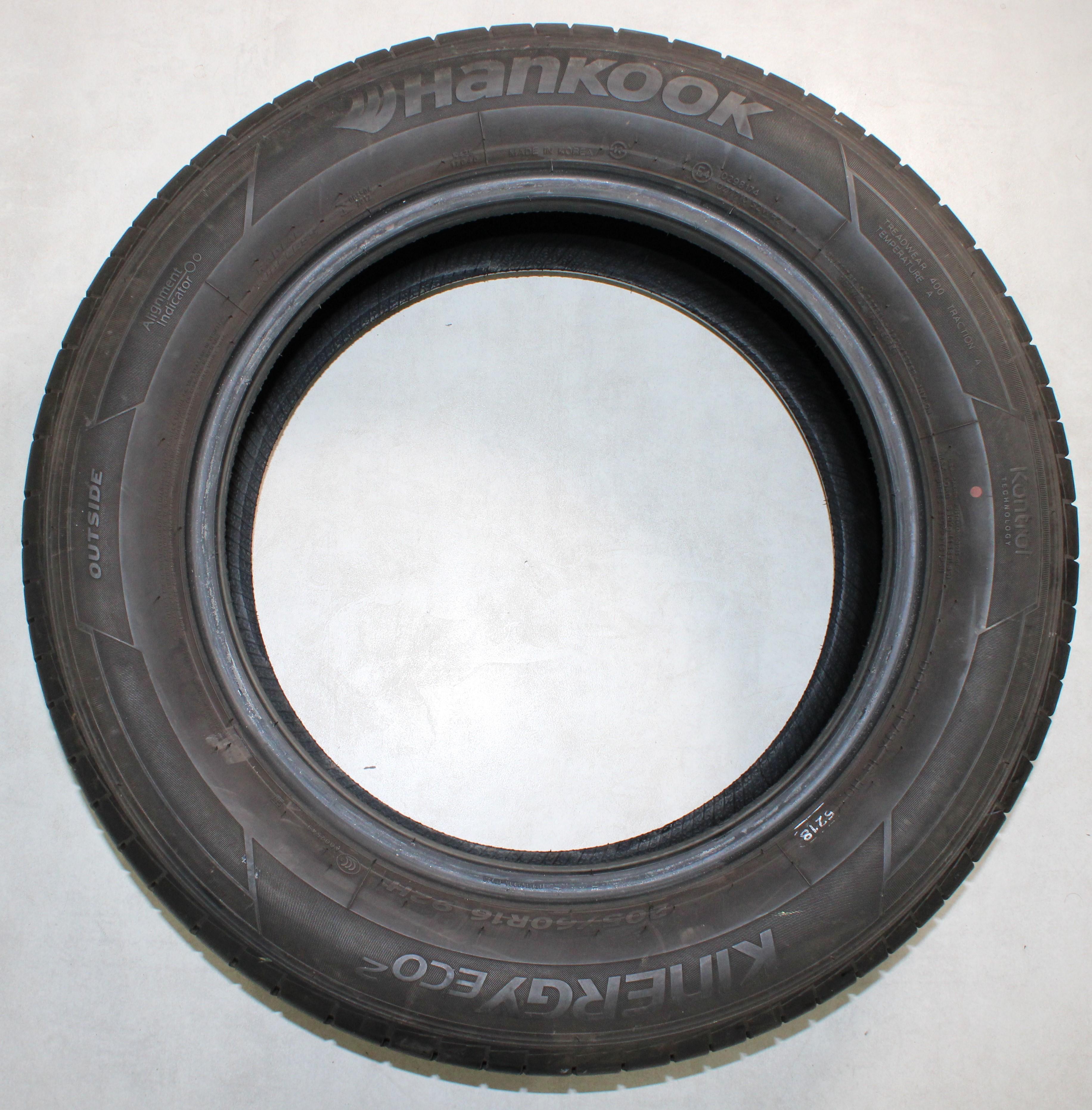 4 x 205/60R16 92H Sommerreifen Hankook Kinergy Eco 2 6-6,5mm 2018