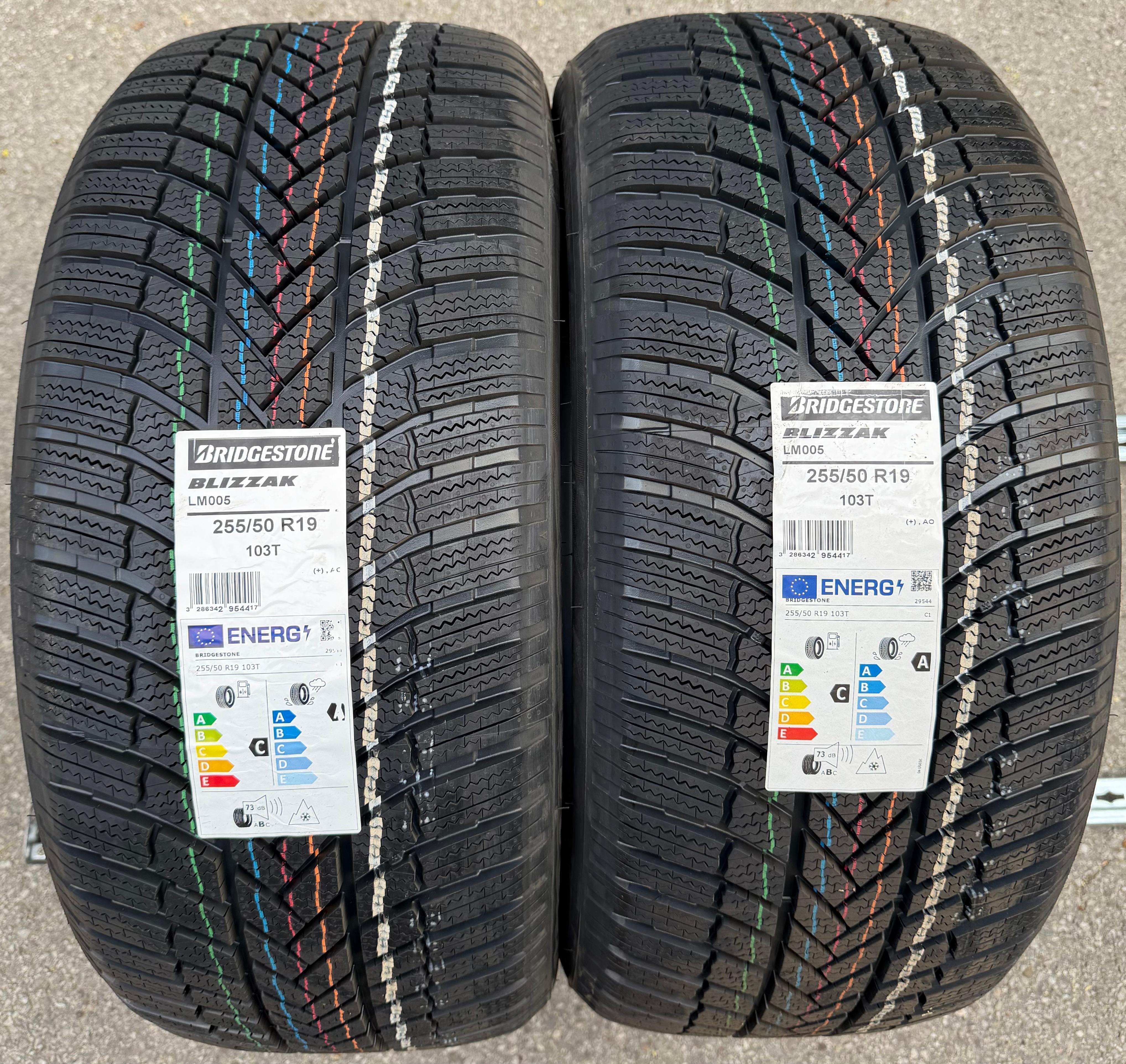 2 x 255/50R19 103T Winterreifen Bridgestone Blizzak LM005 2023 Seal NEU