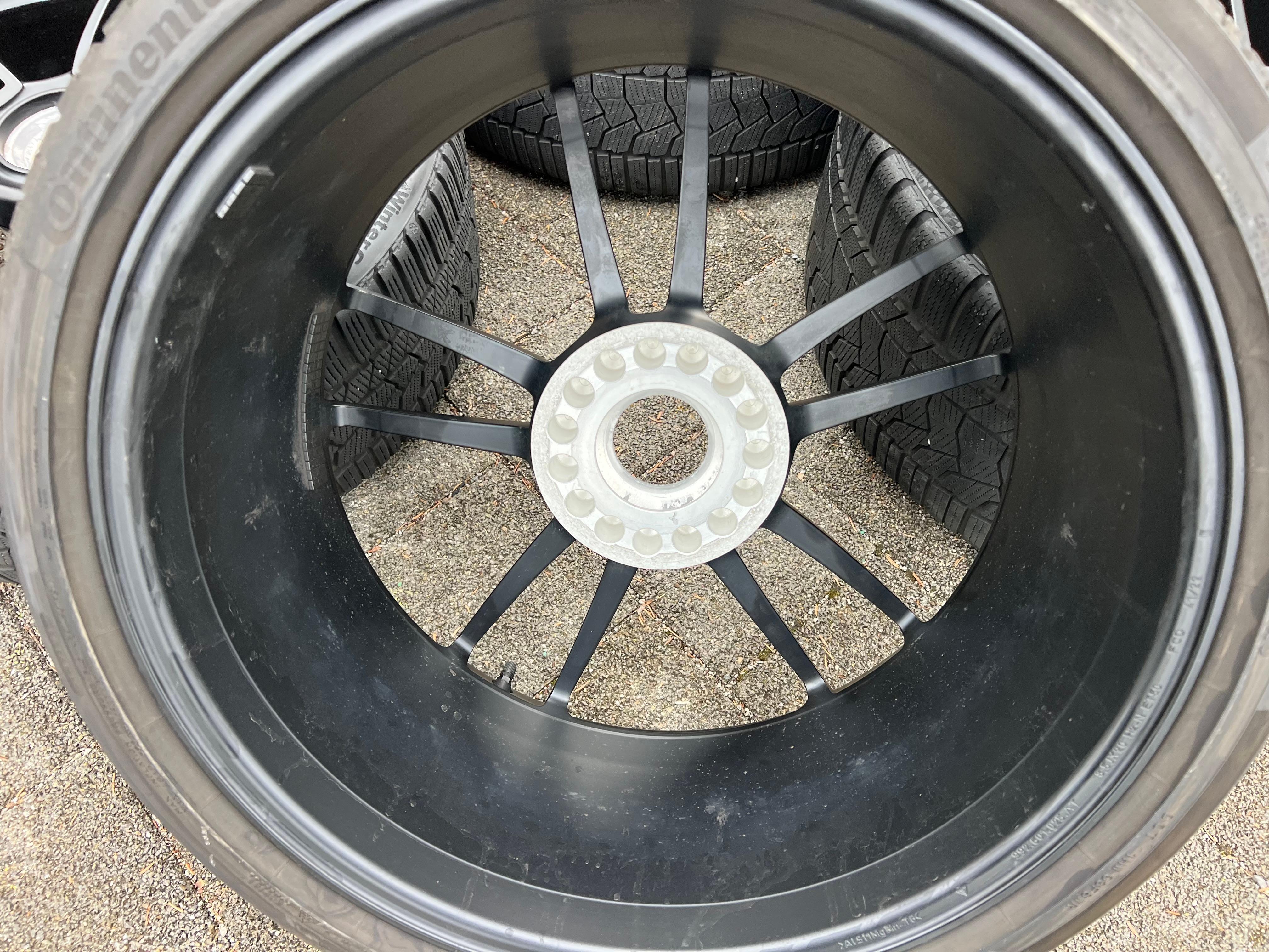 4 ORIGINAL 20" 21" ALU WINTERRÄDER PORSCHE 911 992 GTS ZENTRALVERSCHLUSS CENTERLOCK