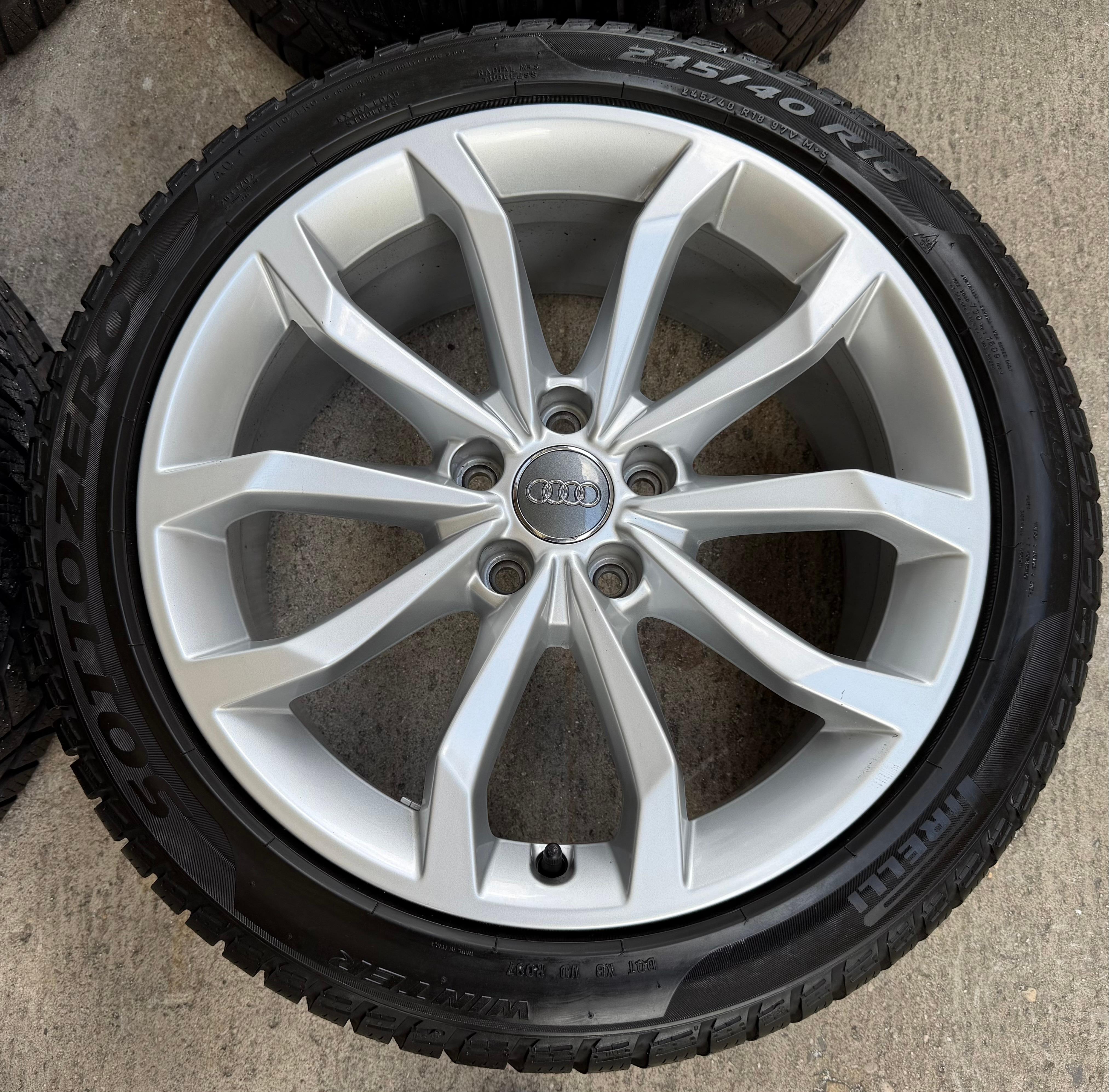 4 Original 18" Alu Winterräder Audi A4 S4 8W B9 8W0601025H 245/40R18 97V 2020