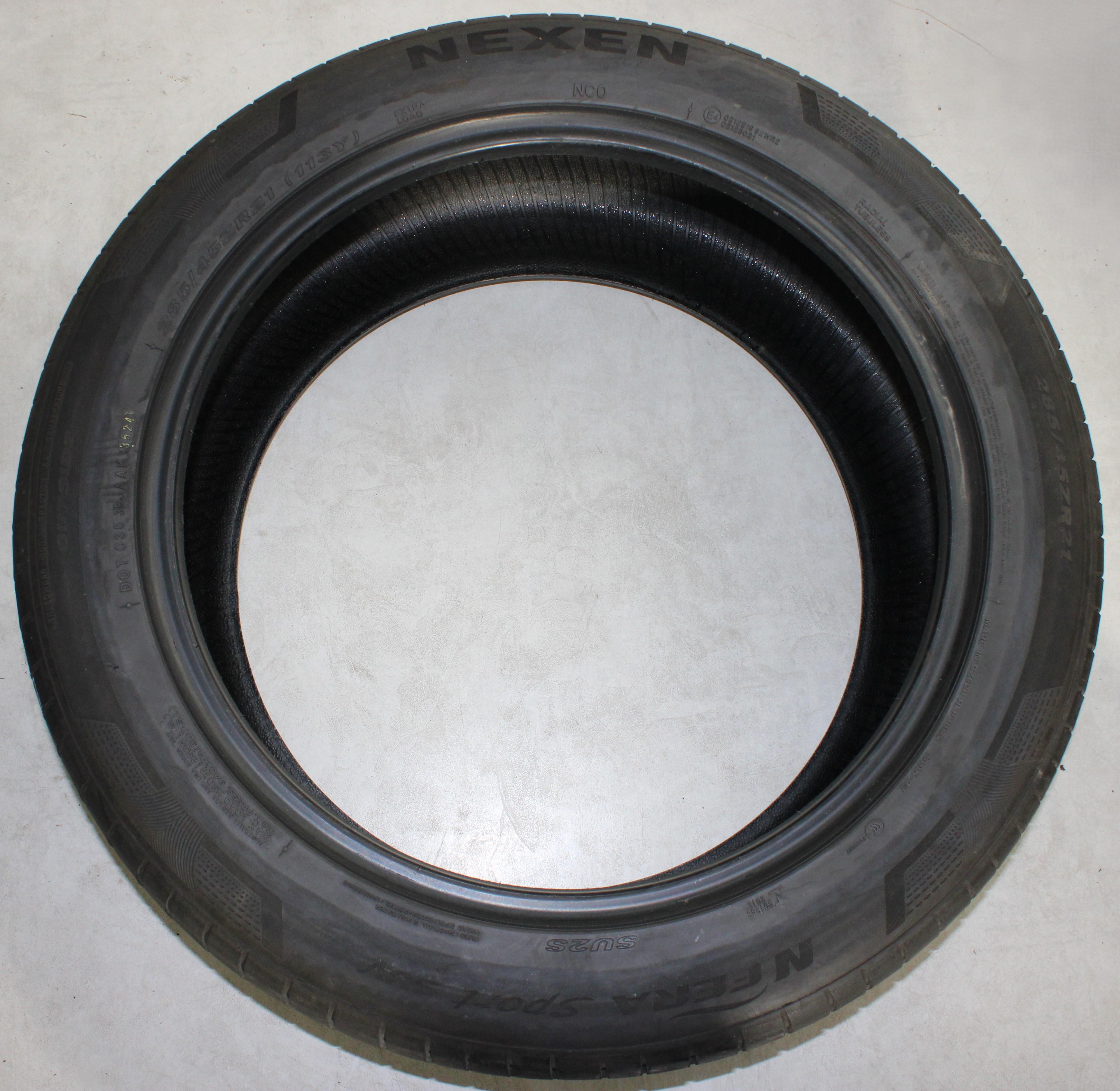 2 x 285/45R21 113Y 2 x 315/40R21 115Y Sommerreifen Nexen N Fera Sport SU2S NCO 5-5,5mm 2024