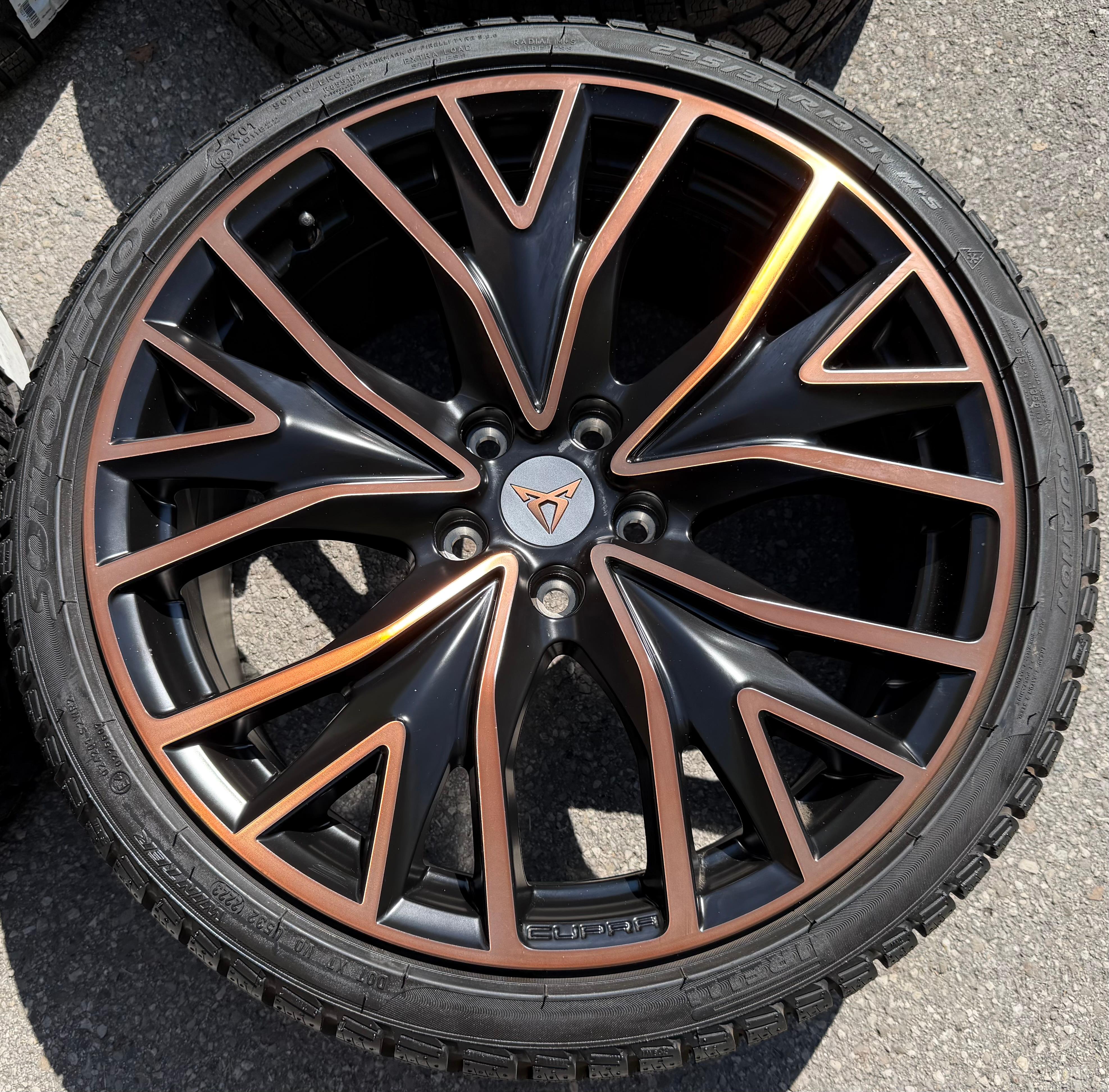 4 ORIGINAL 19" ALU WINTERRDER SEAT LEON CUPRA 5FA601025R EXCLUSIVE II