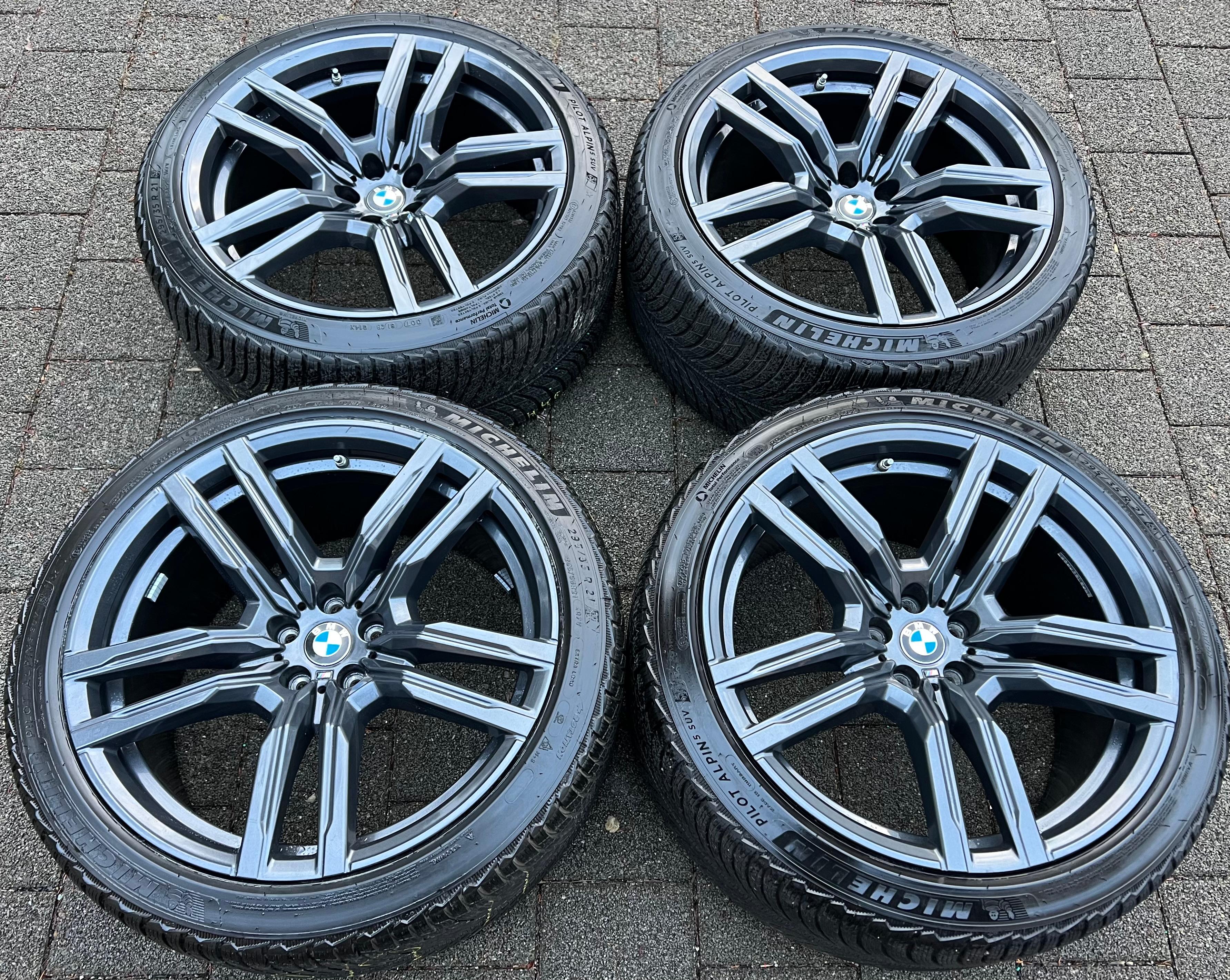 4 ORIGINAL 21" ALU WINTERRÄDER BMW X5M F95 X6M F96 STYLING M808 295/35R21 107V FREIHAUS