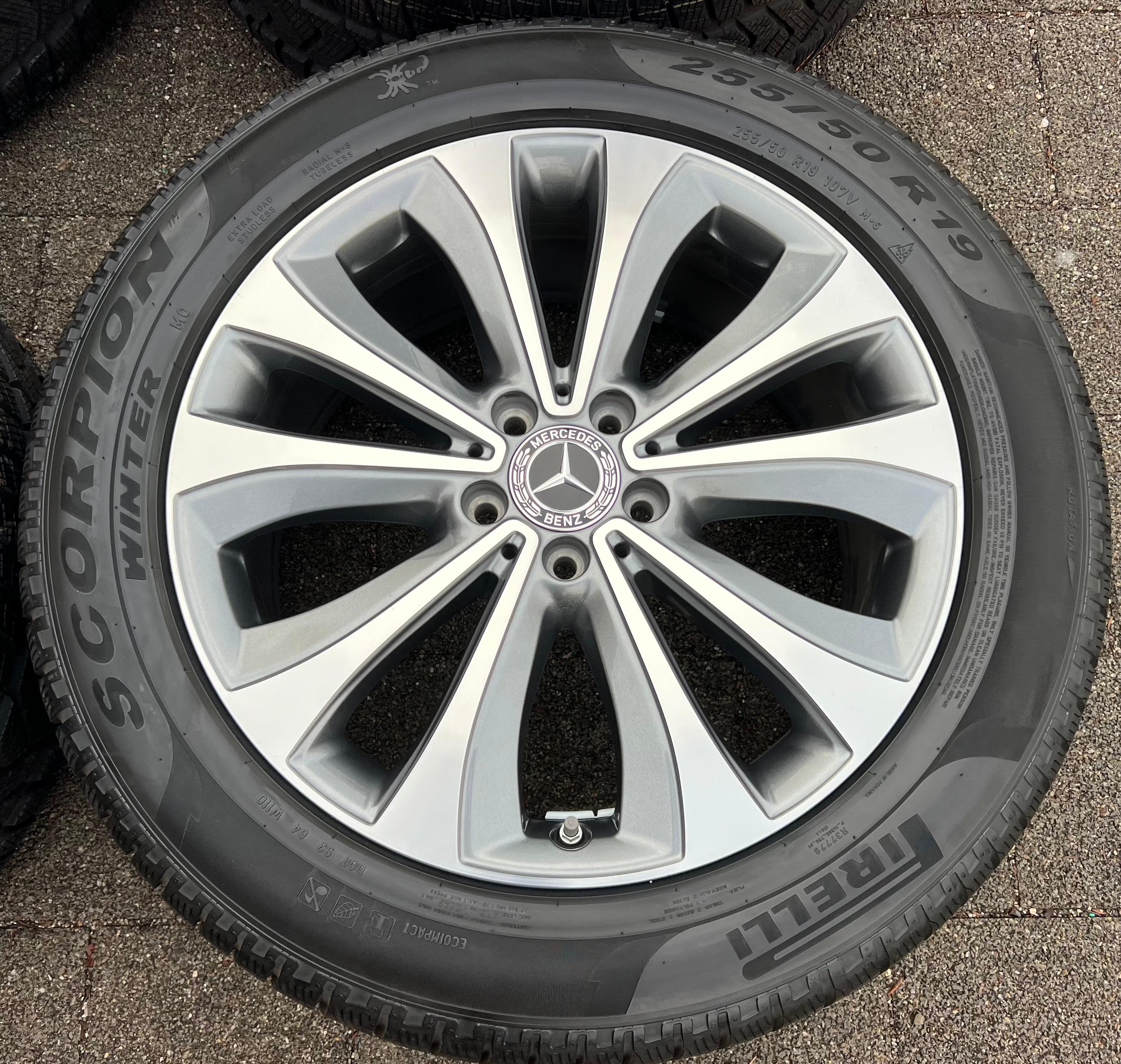 4 ORIGINAL 19" ALU WINTERRÄDER MERCEDES GLE V167 W167 A1674010100 RDKS