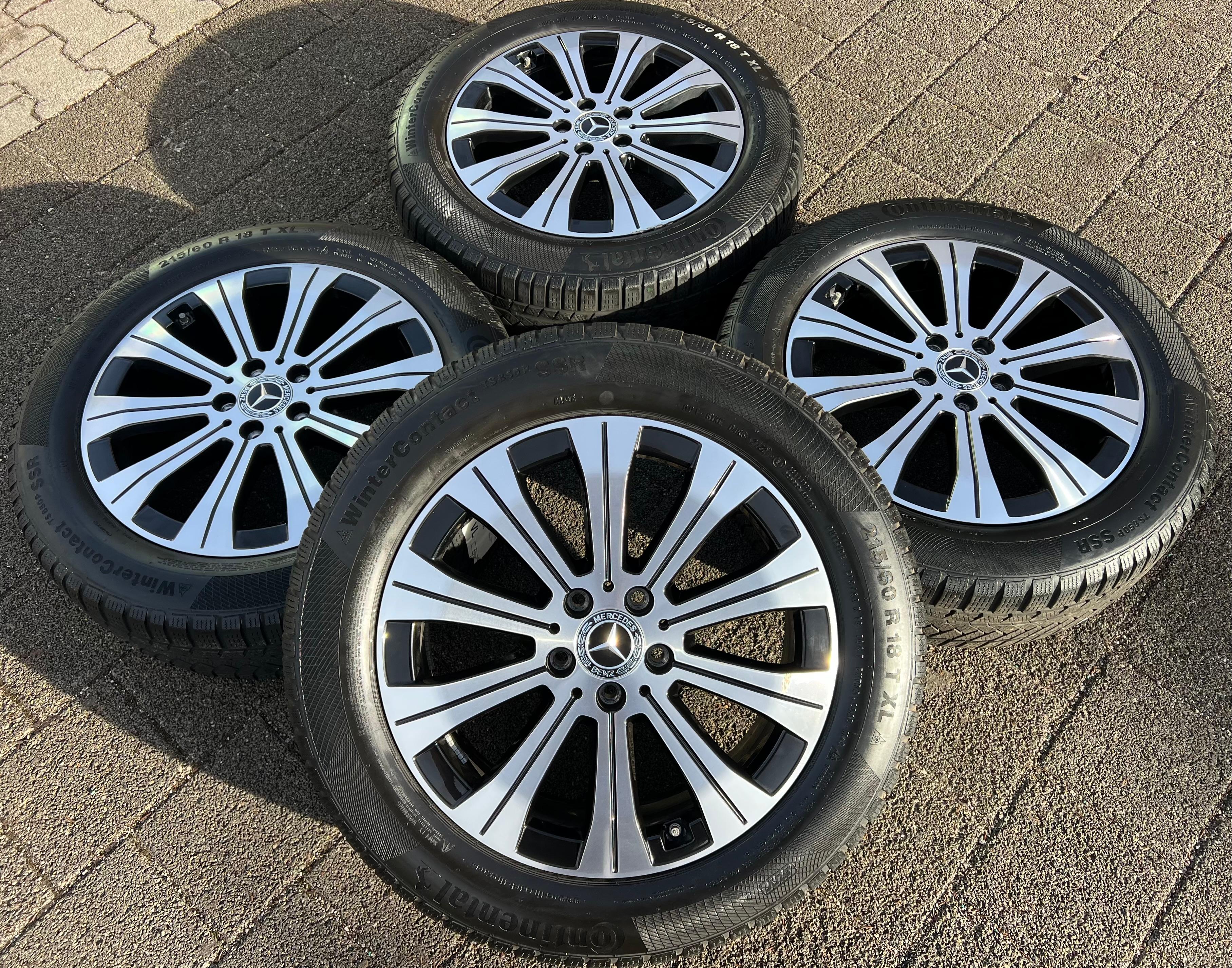 4 ORIGINAL 18" ALUFELGEN MERCEDES EQA EQB A2434010000 RDKS 6,5x18 ET44,5 FREIHAUS
