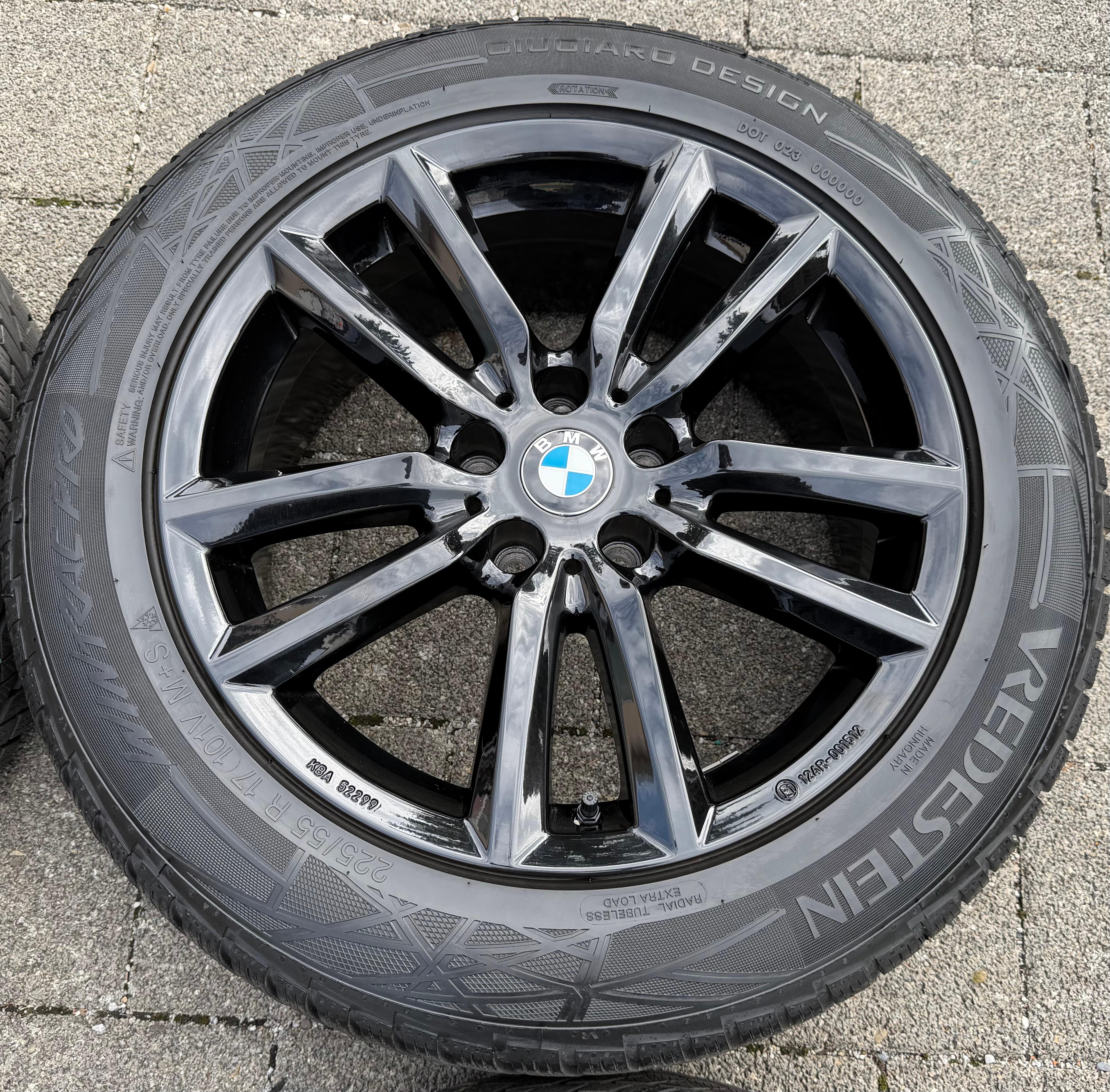 4 roues hiver en alliage 17" BMW Série 5 G30 G31 G5L G5K 225/55R17 101V VREDESTEIN