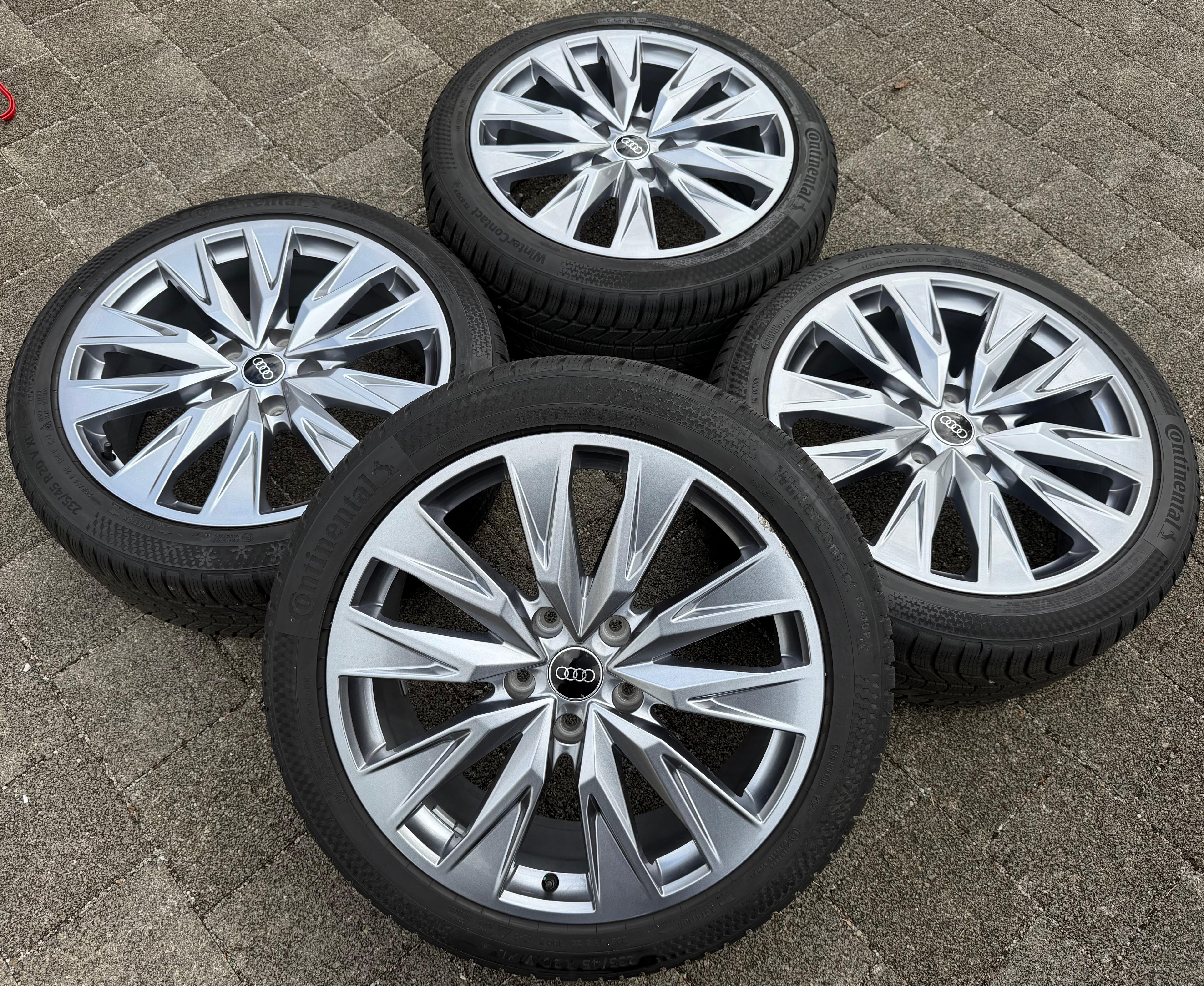 4 ORIGINAL 20" ALU WINTERRÄDER AUDI A6 S6 E-TRON GH5 GHA 85E601025B 85E601025C 2024