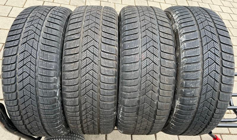 4 x 225/45R19 96V Winterreifen Pirelli Sottozero 3 Runflat 2x 7mm und 2x 6-6,5mm 2020 Freihaus