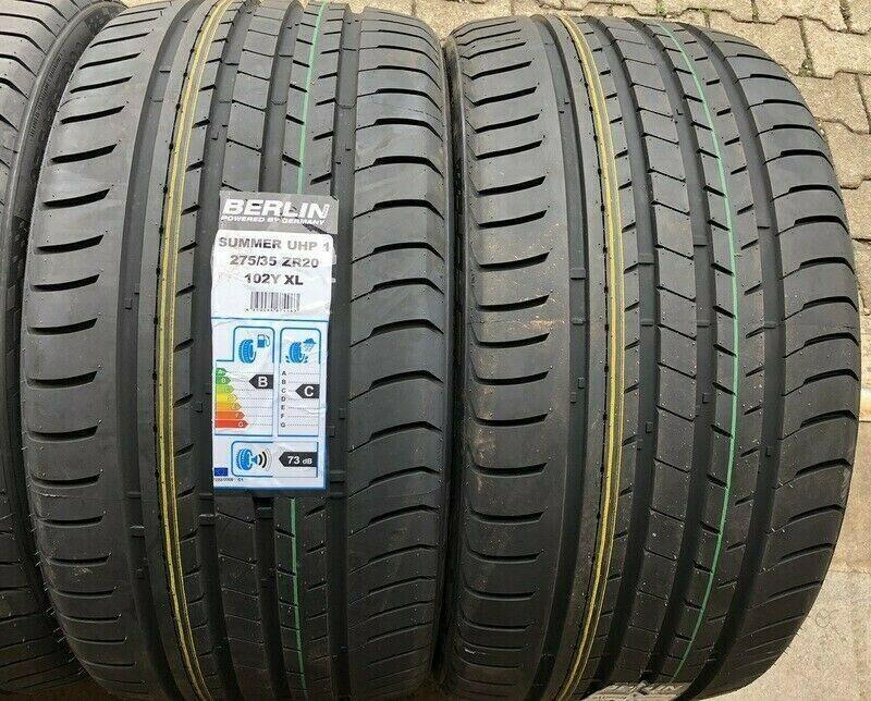 4 X 275/35R20 102Y XL BERLIN TIRES SUMMER UHP1 PNEUS ÉTÉ NEUFS