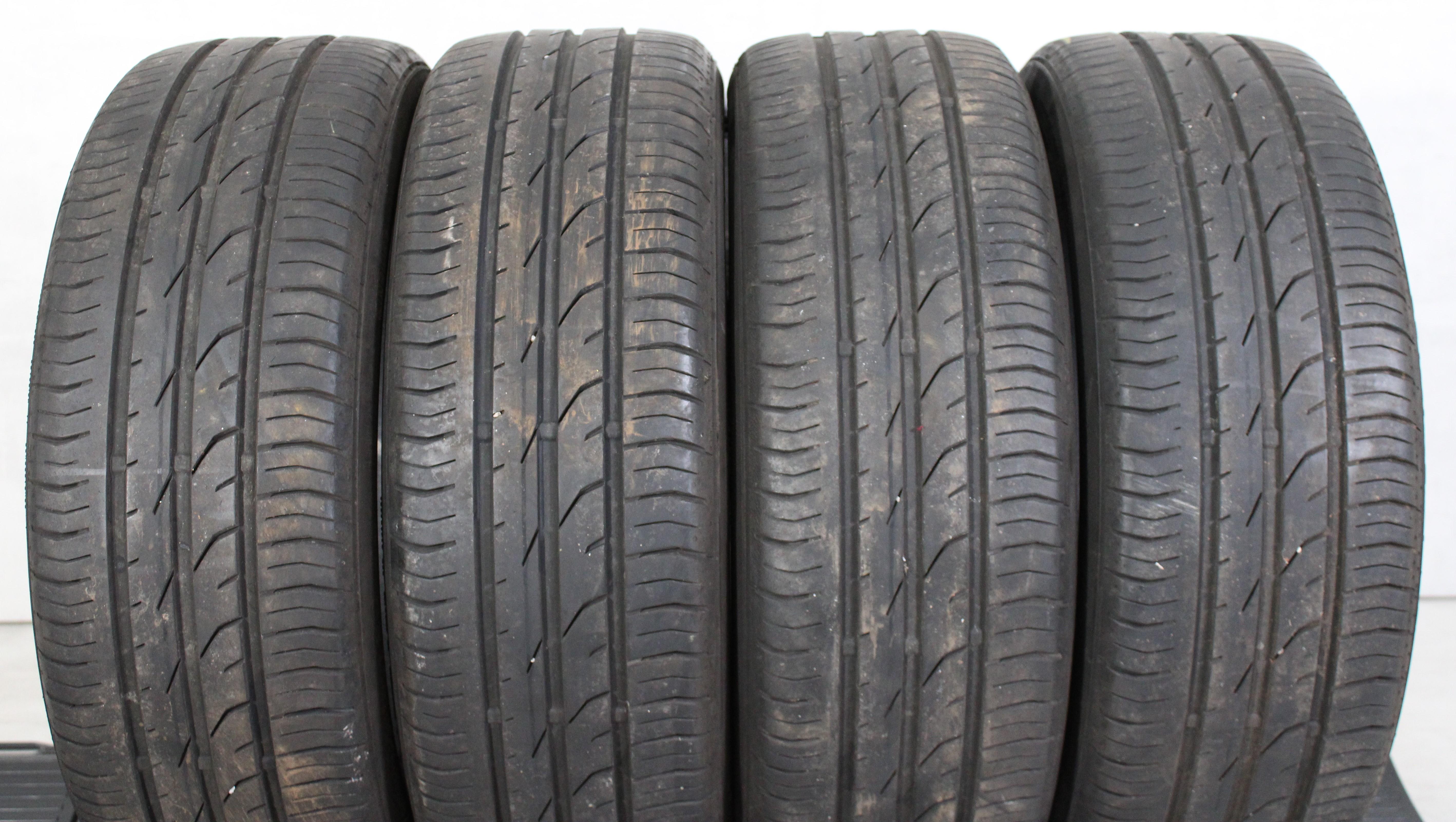 4 x 185/50R16 81T Sommerreifen Continental Premium Contact 2 5-5,5mm 2012