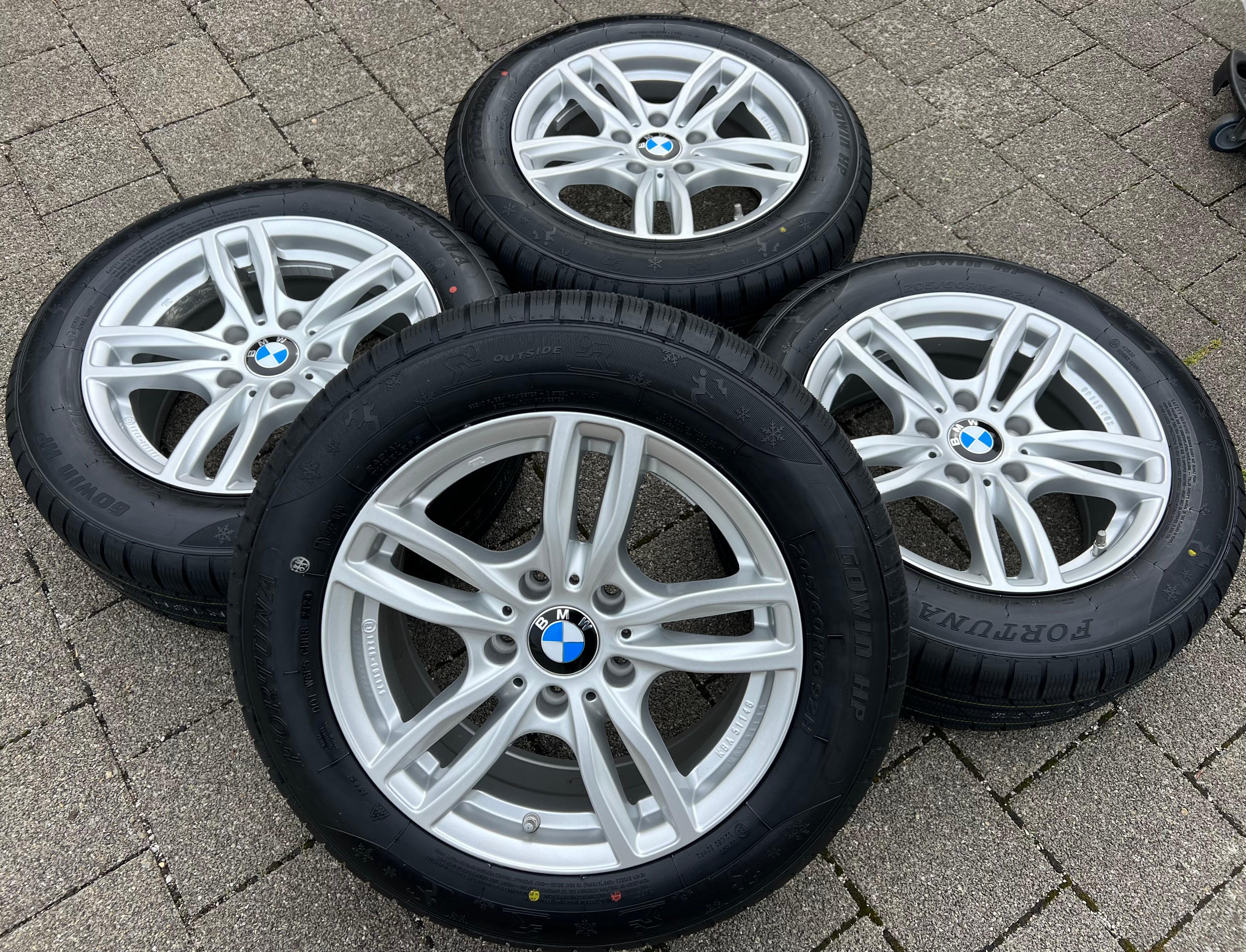 4 ROUES D'HIVER EN ALU BMW SÉRIE 3 F30 F31 SÉRIE 4 F36 RDKS 2024 205/60R16 92H FRANCO DOMICILE