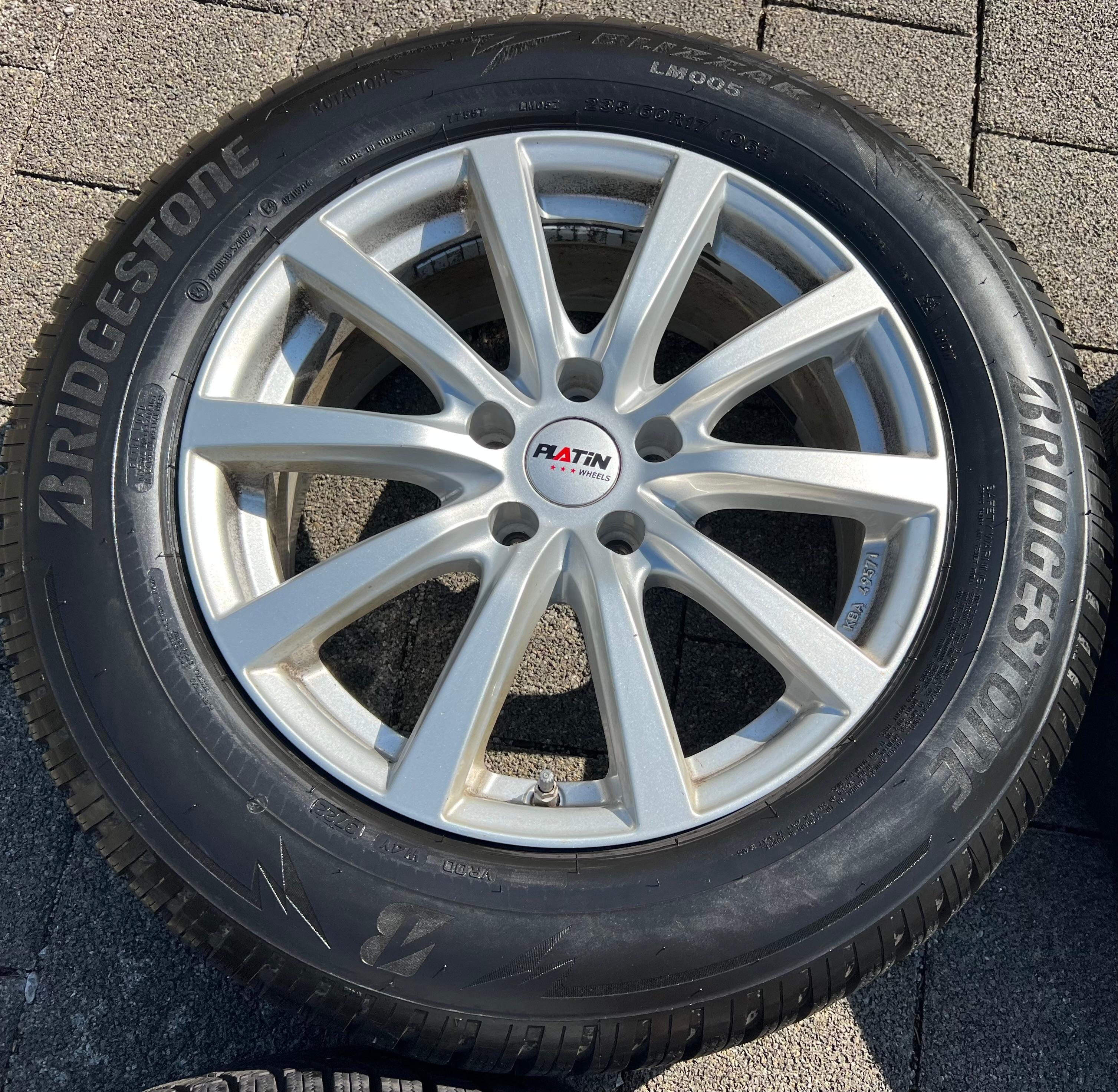 4 ROUES D'HIVER ALU 17" MERCEDES GLC X204 X253 AUDI A8 4H 235/60R17 106H RDKS TOP