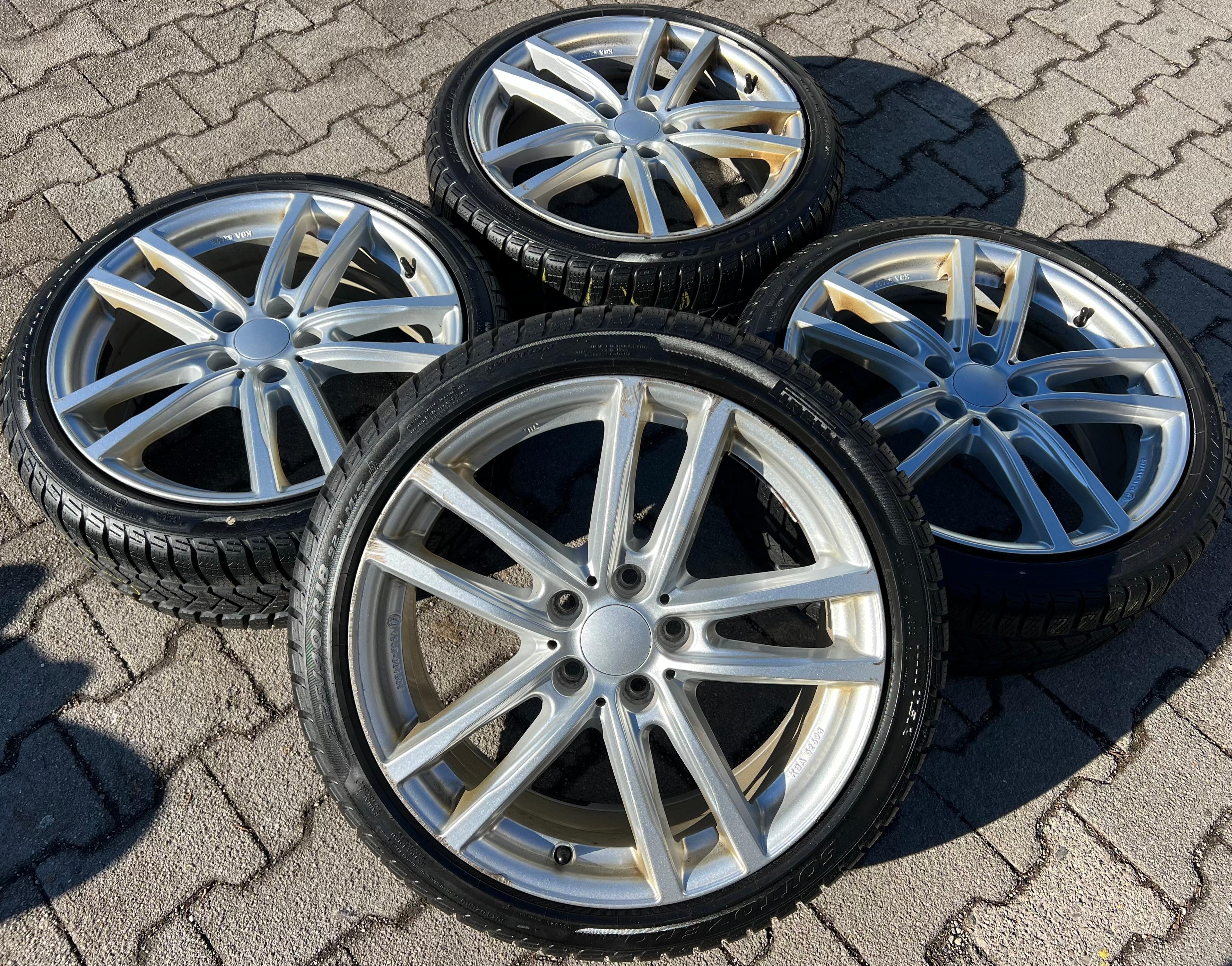 ALU 18" WINTERRÄDER VW GOLF 5 6 7 SKODA OCTAVIA SEAT LEON AUDI A3 S3 225/40R18