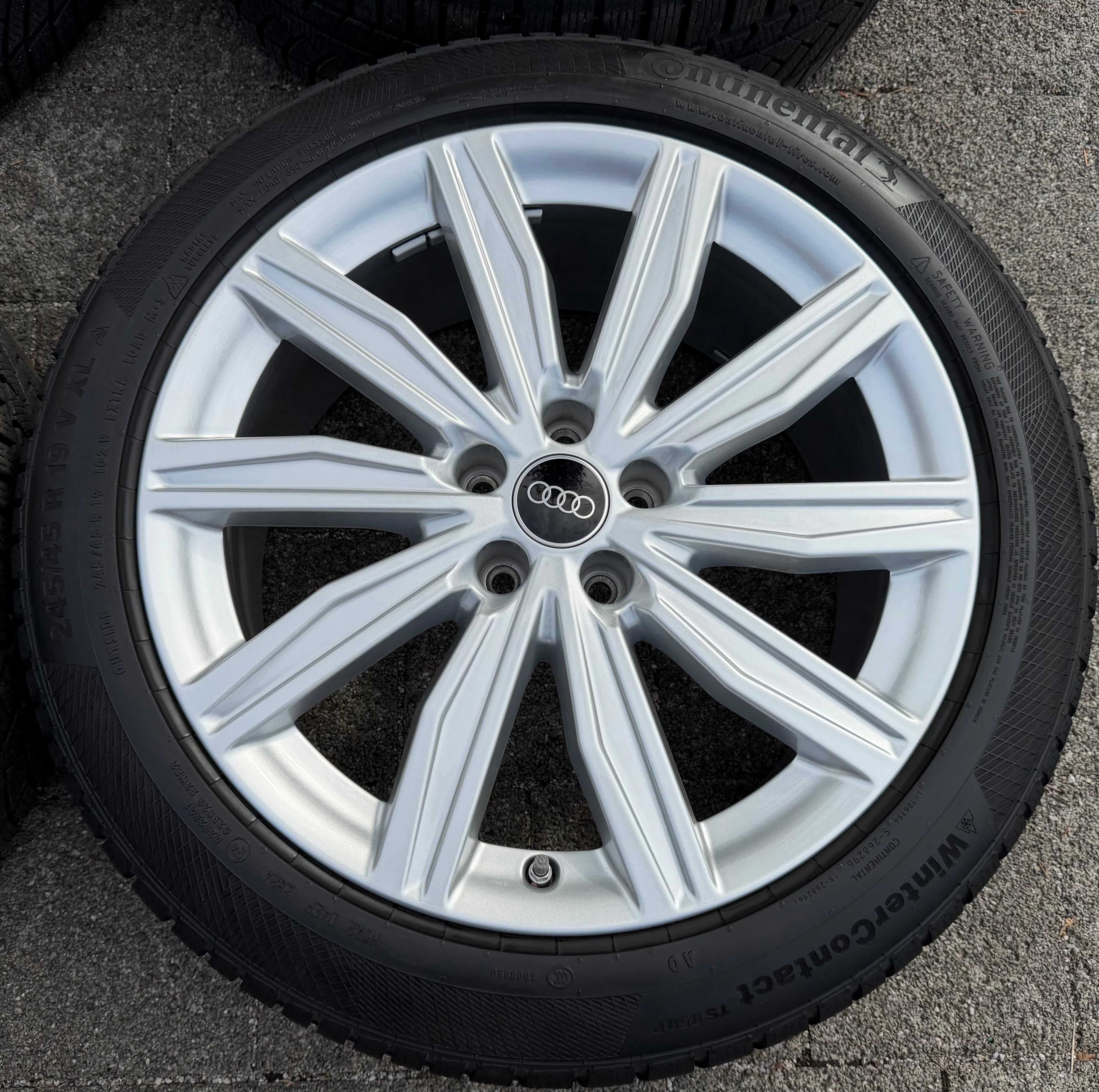 4 Original 19" Alu Winterräder Audi A6 S6 C8 4K F2 4K0601025DS 245/45R19 102V 2024 RDKS
