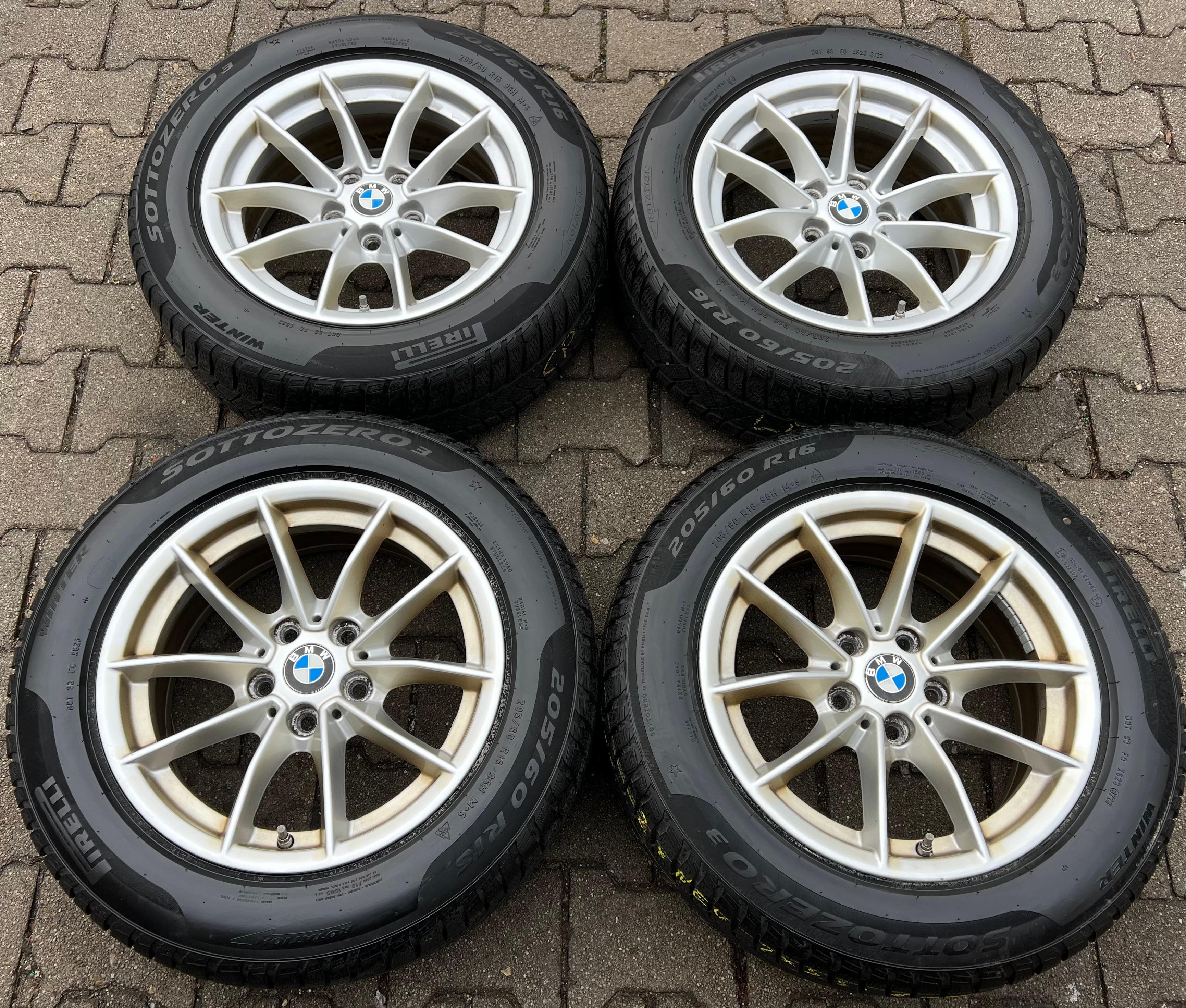4 ROUES D'HIVER ORIGINALES 16" EN ALU BMW SÉRIE 3 G20 G21 205/60R16 96H RDKS 2023 LIVRAISON GRATUITE