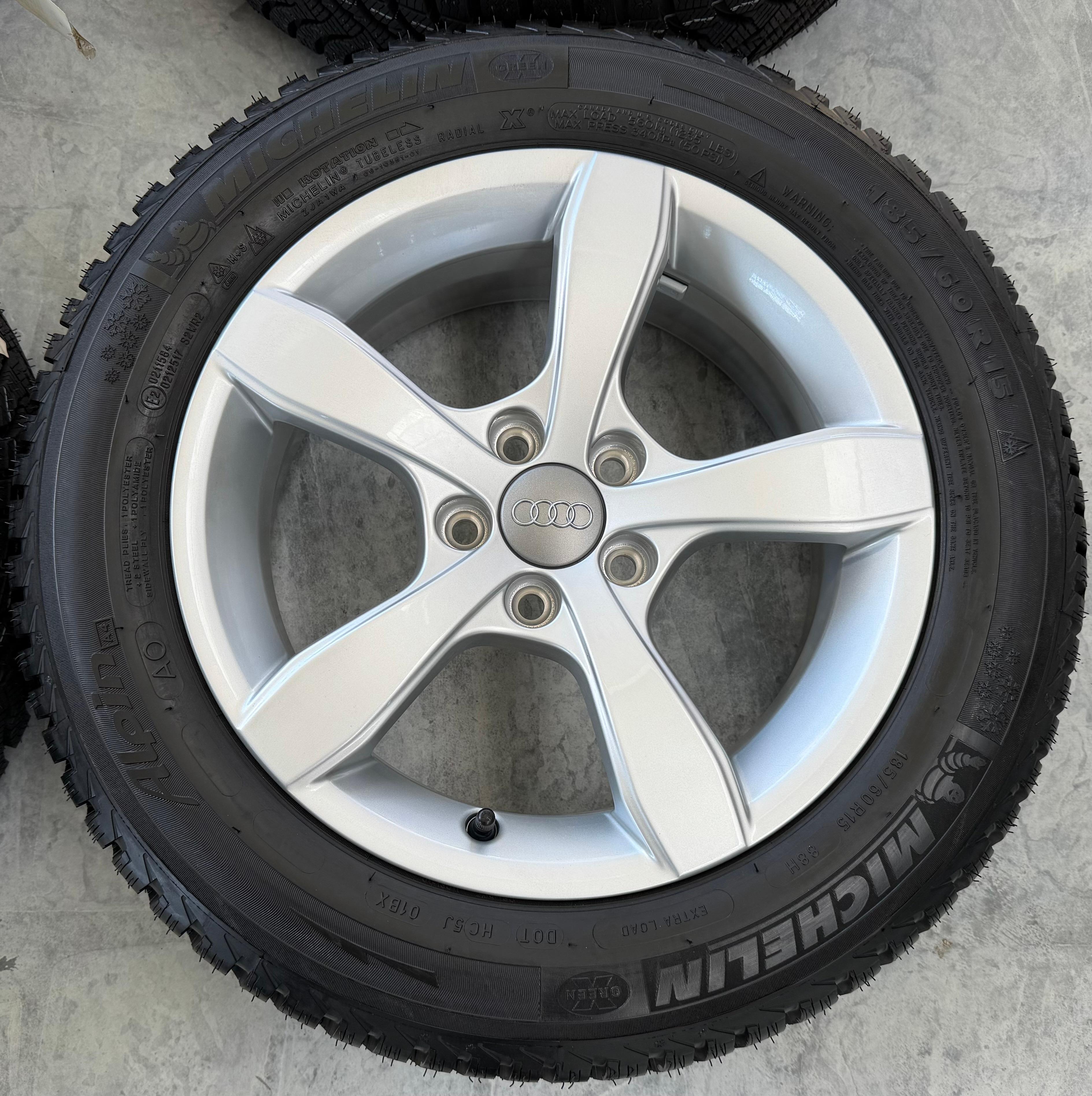 4 Original Alu Winterräder Audi A1 8X 8X0071495 185/60R15 88H Michelin