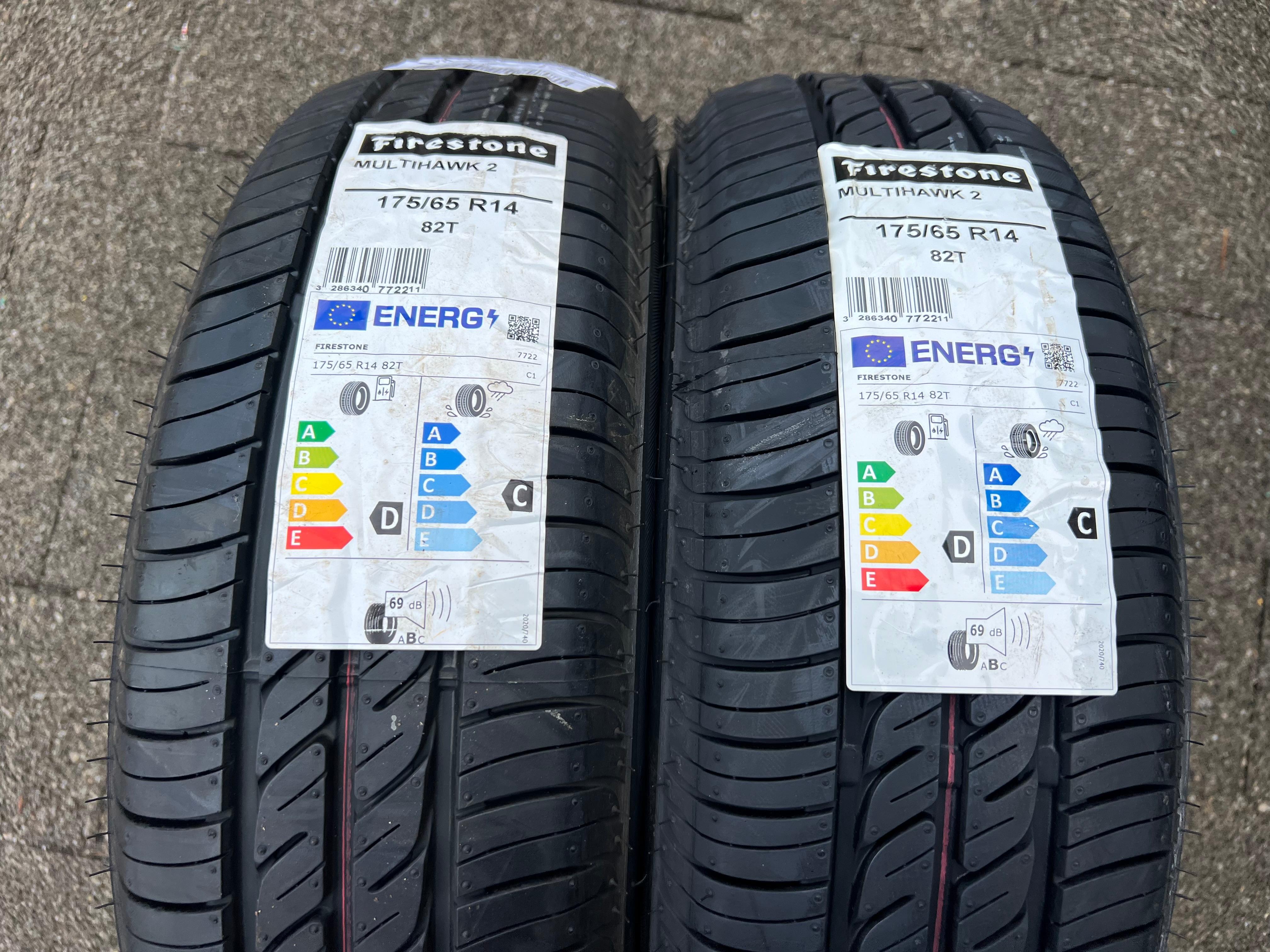 2 x 175/65R14 82T Sommerreifen Firestone Multihawk 2 NEU 2023/2024