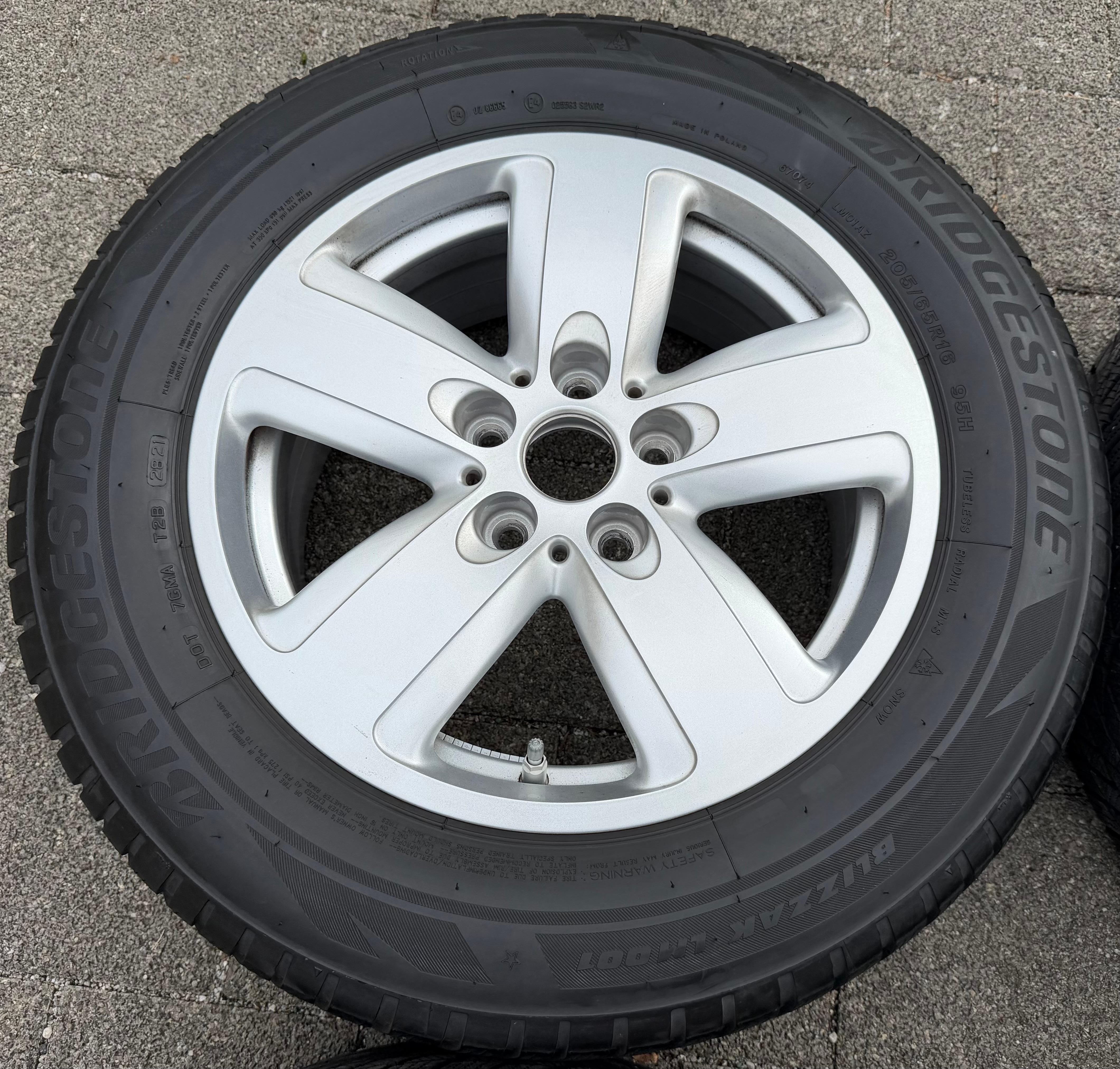 4 ORIGINAL ALU WINTERRÄDER MINI COUNTRYMAN F60 FMX 205/65R16 95H 6856029 RDKS