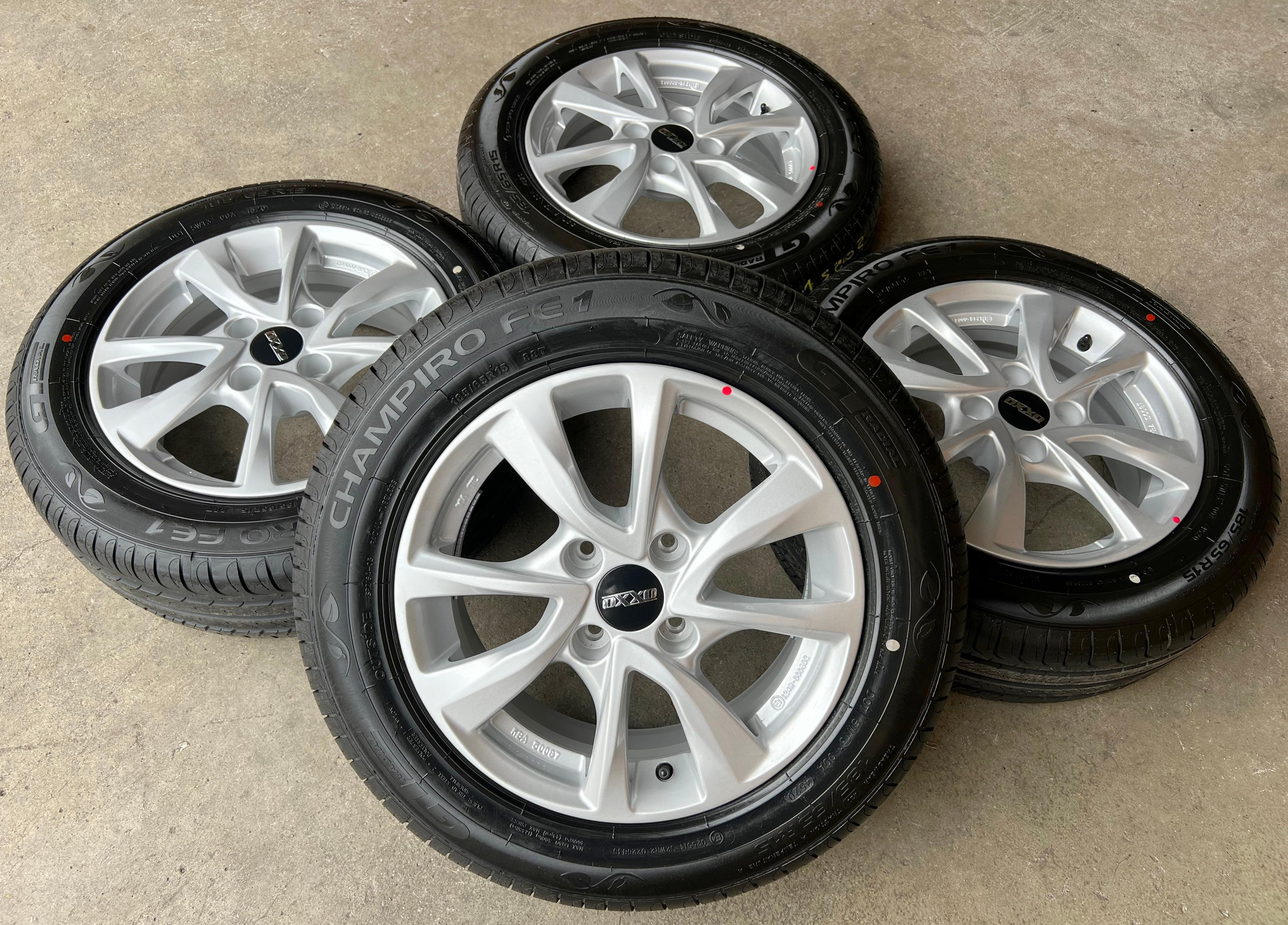 4 CERCHI ESTIVI IN ALLUMINIO 185/65R15 88T OPEL CORSA-F PEUGEOT 208 NUOVO 2020 CONSEGNA GRATUITA