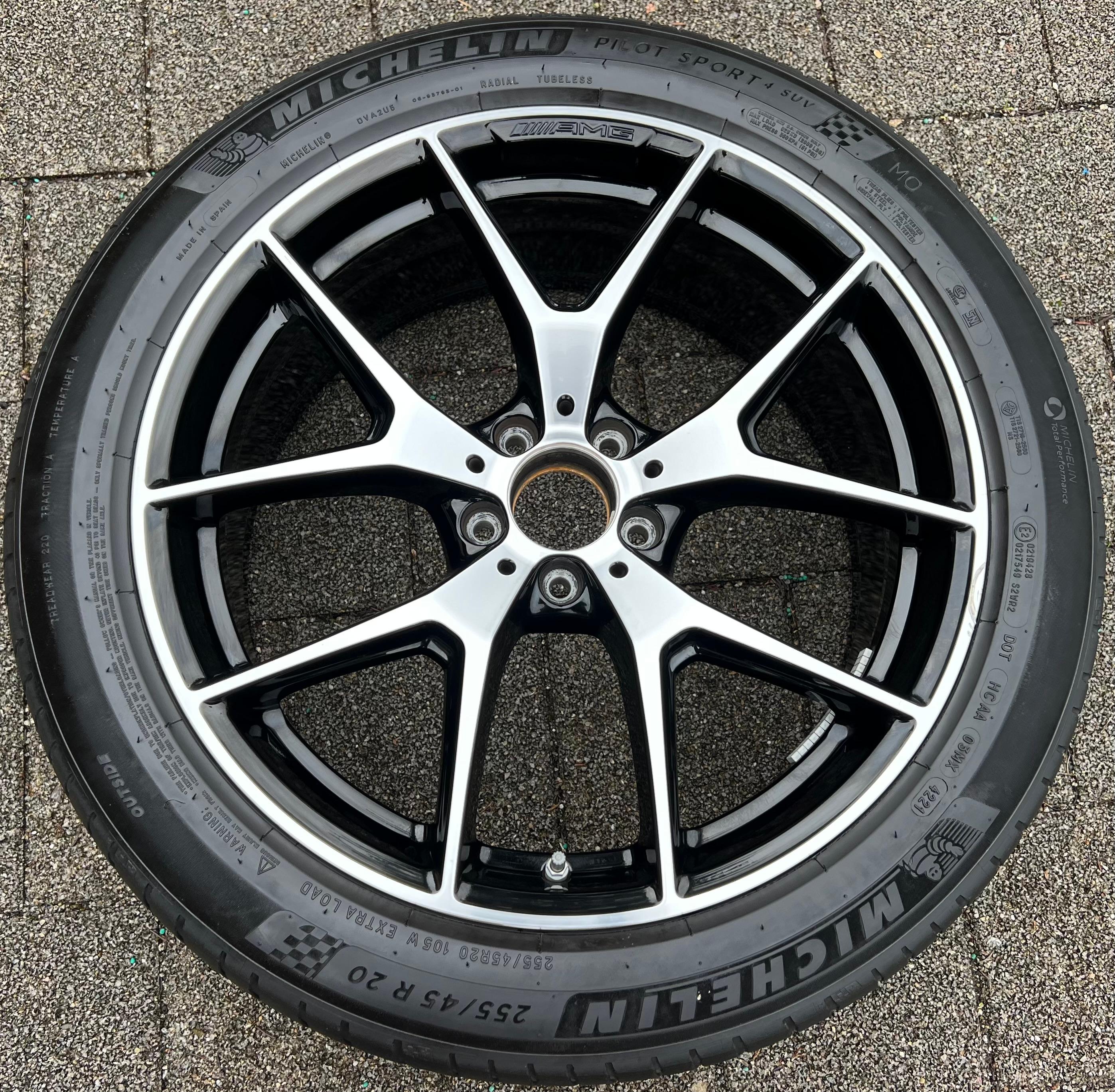 1 X ORIGINAL 19" ALUFELGE FELGE MERCEDES GLC W253 AMG A2534015500 8,5x20 ET40