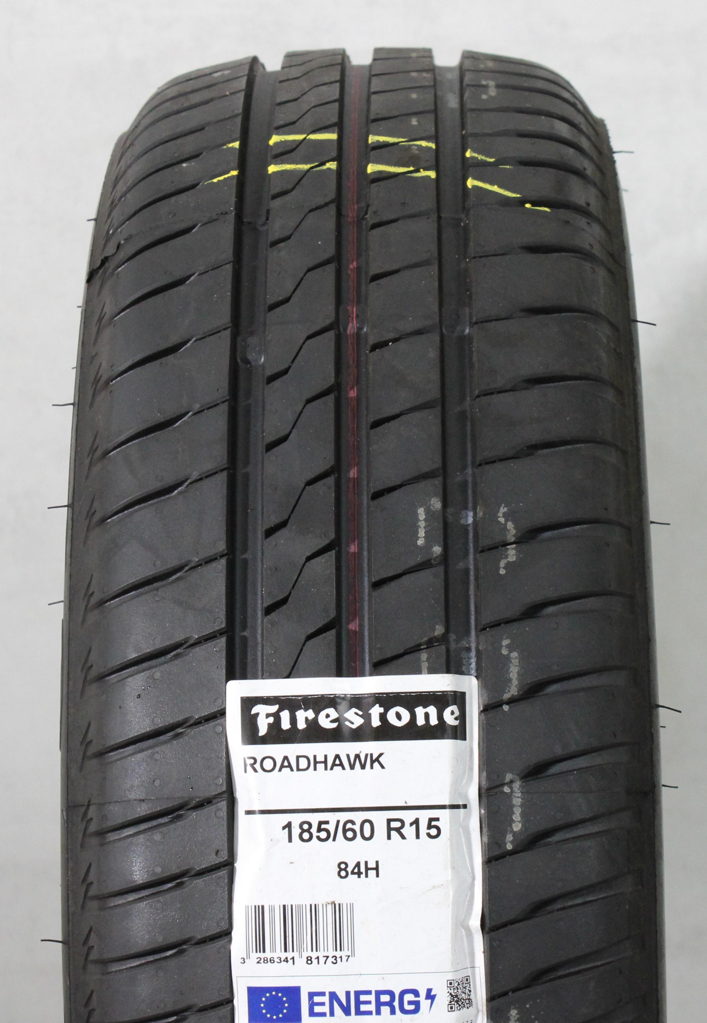 1 x 185/60R15 84H Sommerreifen Firestone Roadhawk 2022 NEU