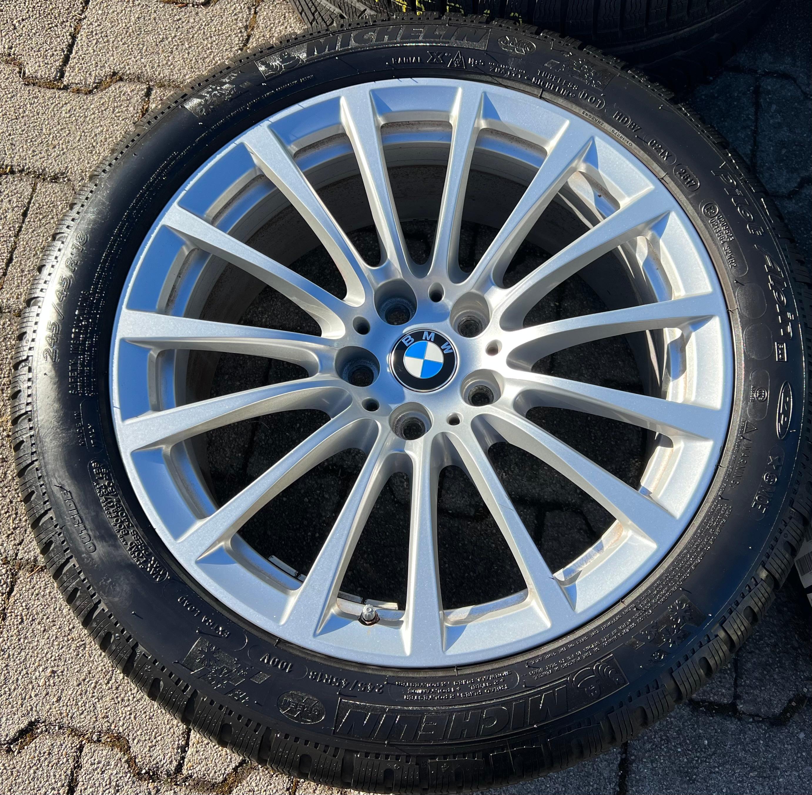 4 CERCHI INVERNALI ORIGINALI IN ALLUMINIO DA 18" BMW SERIE 5 G30 G31 STYLING RDKS STYLING 632 CONSEGNA GRATUITA