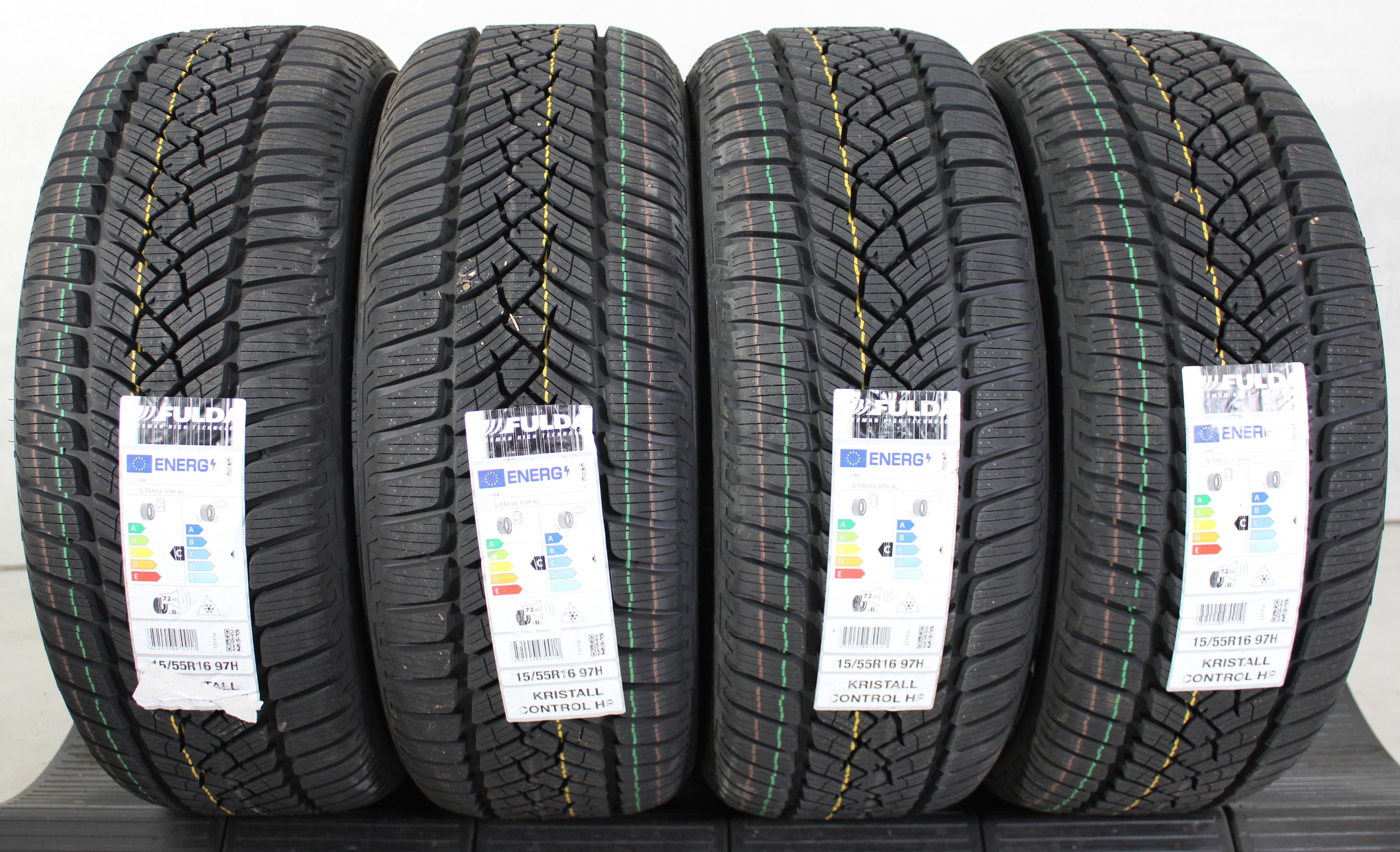 4 x 215/55R16 97H Winterreifen Fulda Kristall Control HP2 2024 NEU