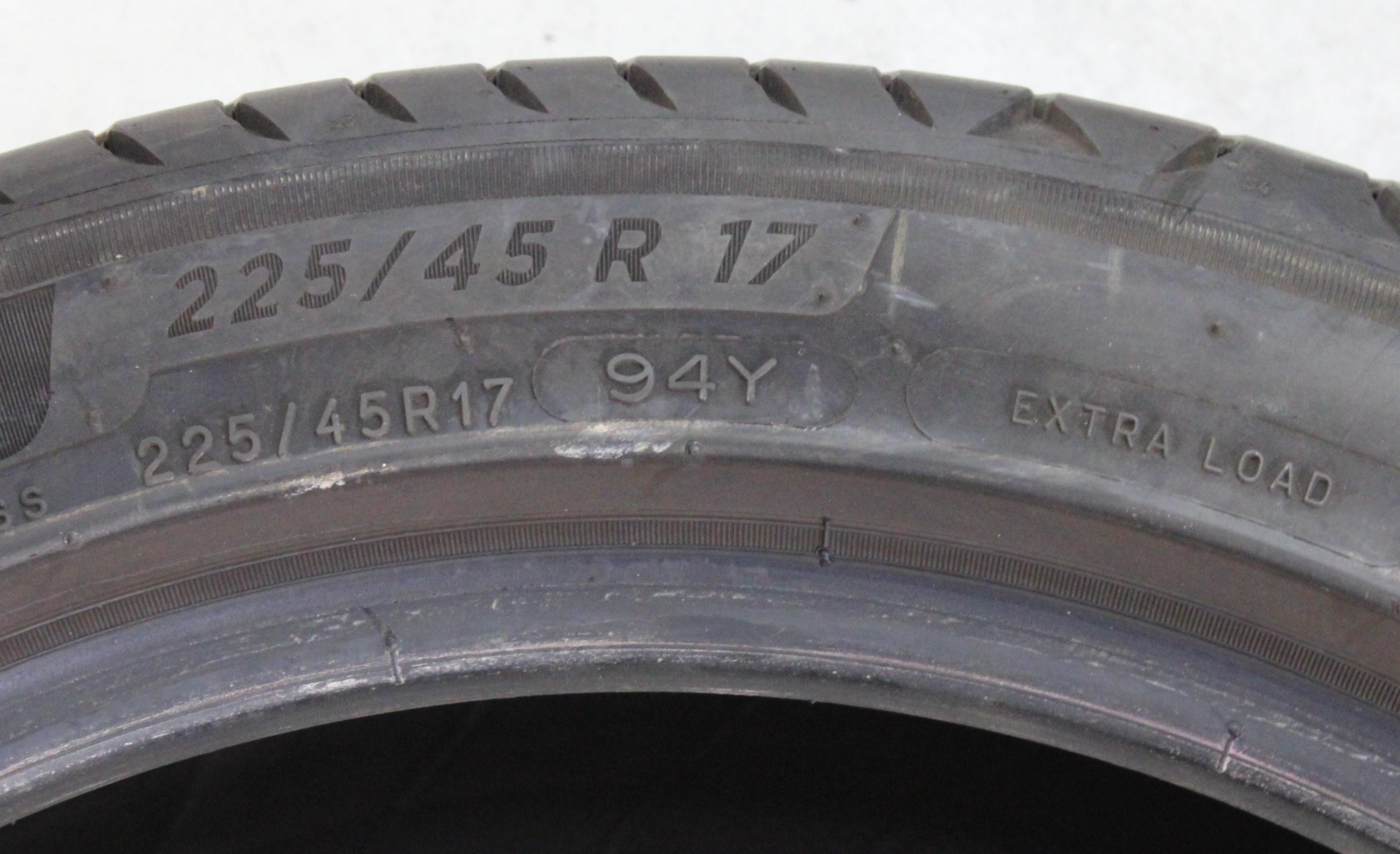 1 x 225/45R17 94Y Sommerreifen Michelin Primacy 4 * 6mm 2019 XL