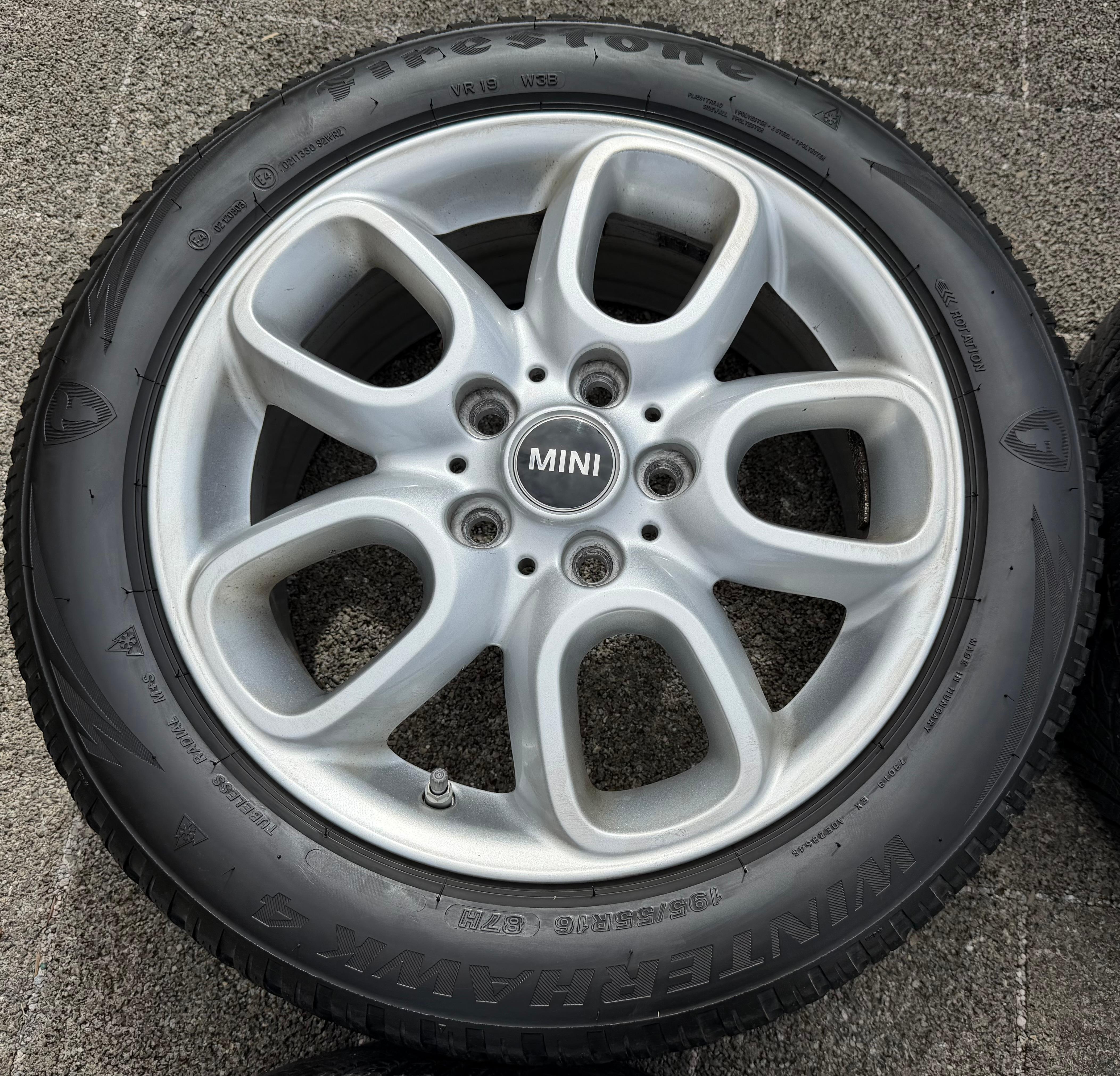 4 Original Alu Winterräder Mini Cooper F55 F56 F57 6855103 LOOP SPOKE 494 RDKS