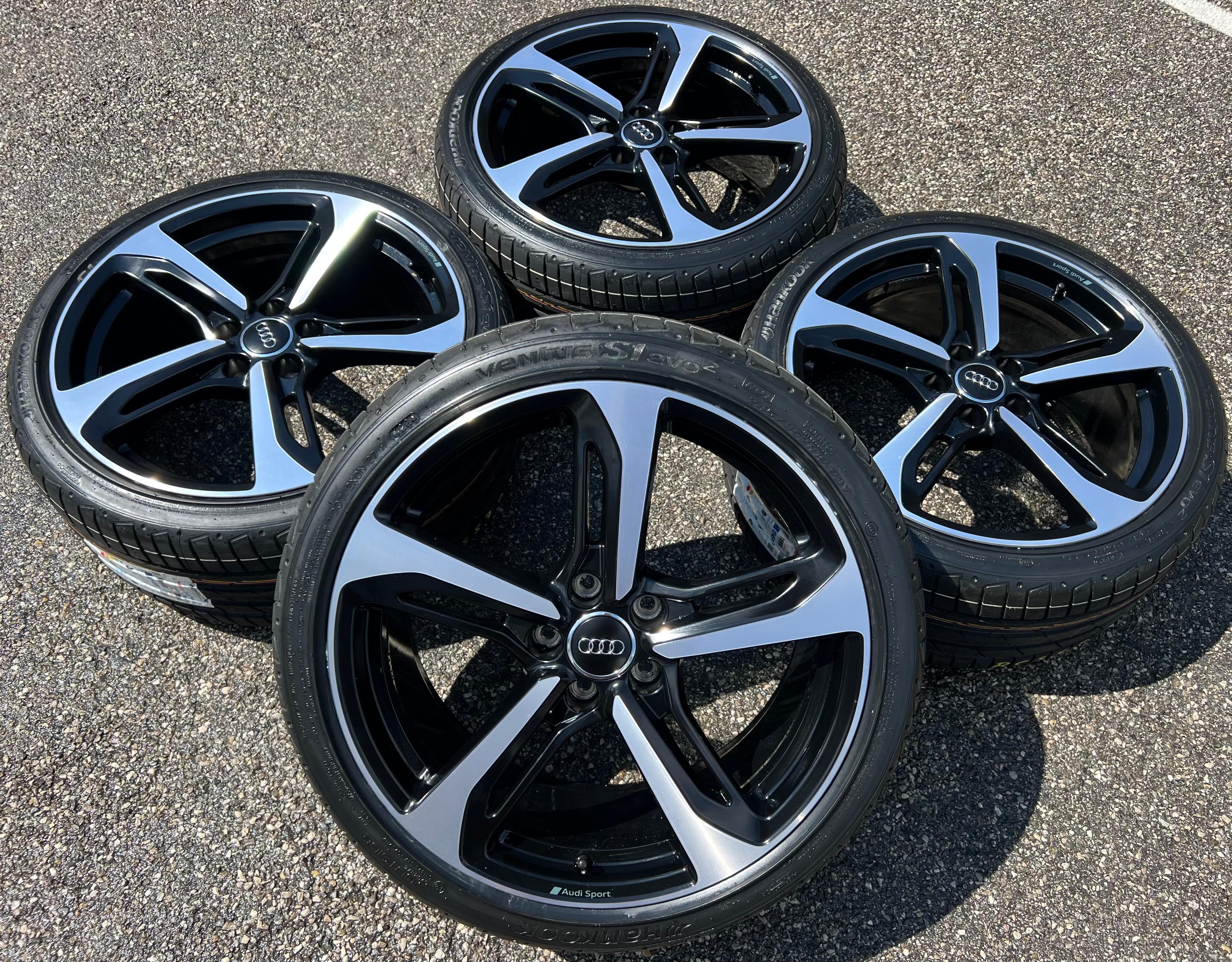 4 Jantes ALU D'ÉTÉ ORIGINALES 19" AUDI TT TTS 8S 8S0601025BD 9x19 ET52 2024 GOODRIDE NEUF FREIHAUS