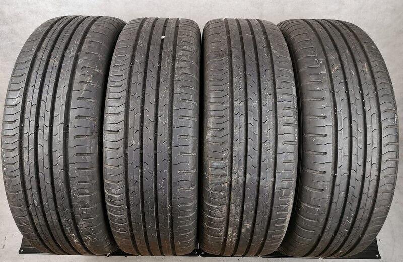 4 x 215/60R17 96H Sommerreifen Continental Eco Contact 5 2x 6,5-7mm und 2x 6-6,5mm 2014