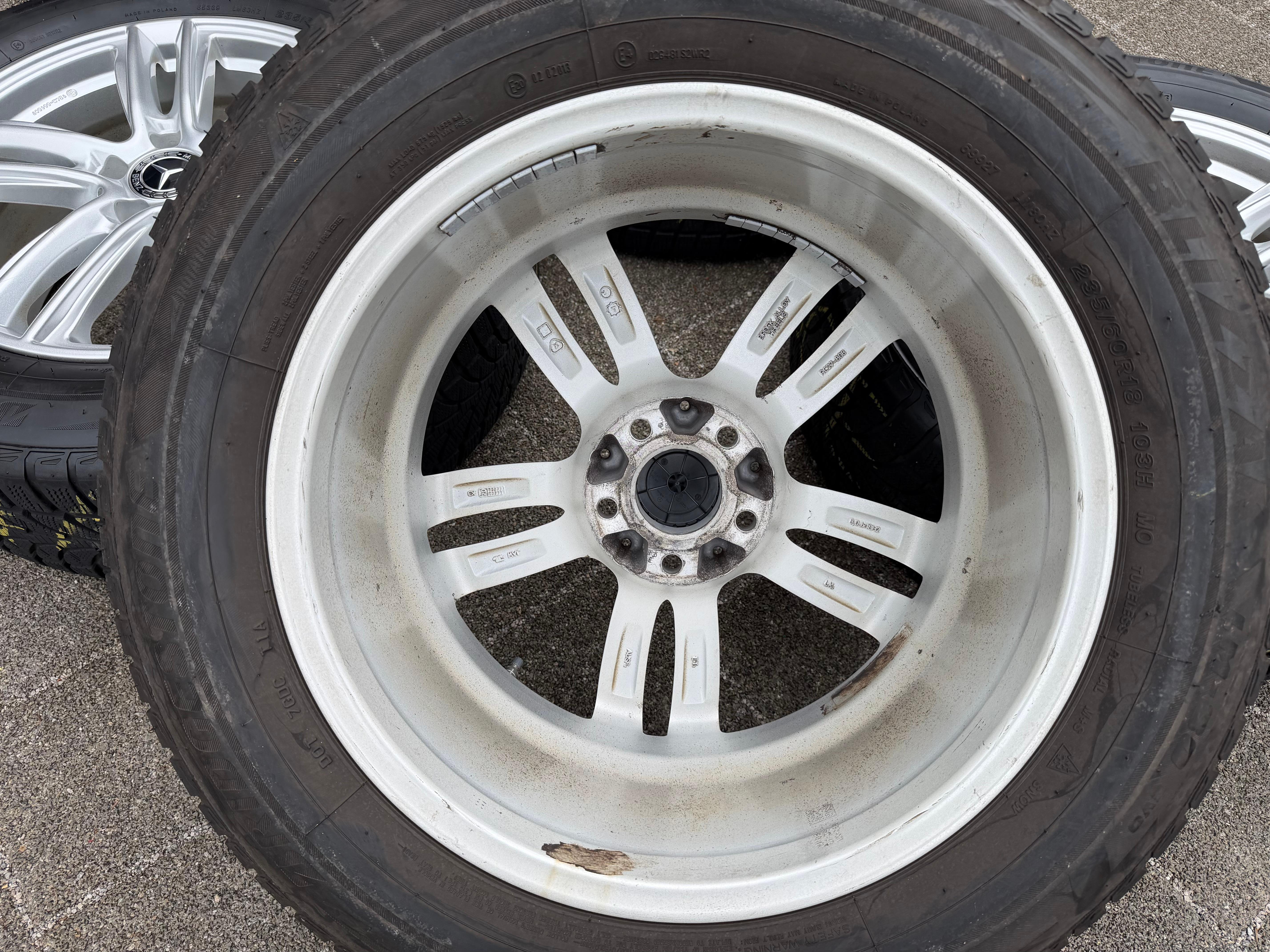 4 ALU 18" WINTERRÄDER MERCEDES GLC GLC-COUPE 204X W253 235/60R18 103H RDKS 2023
