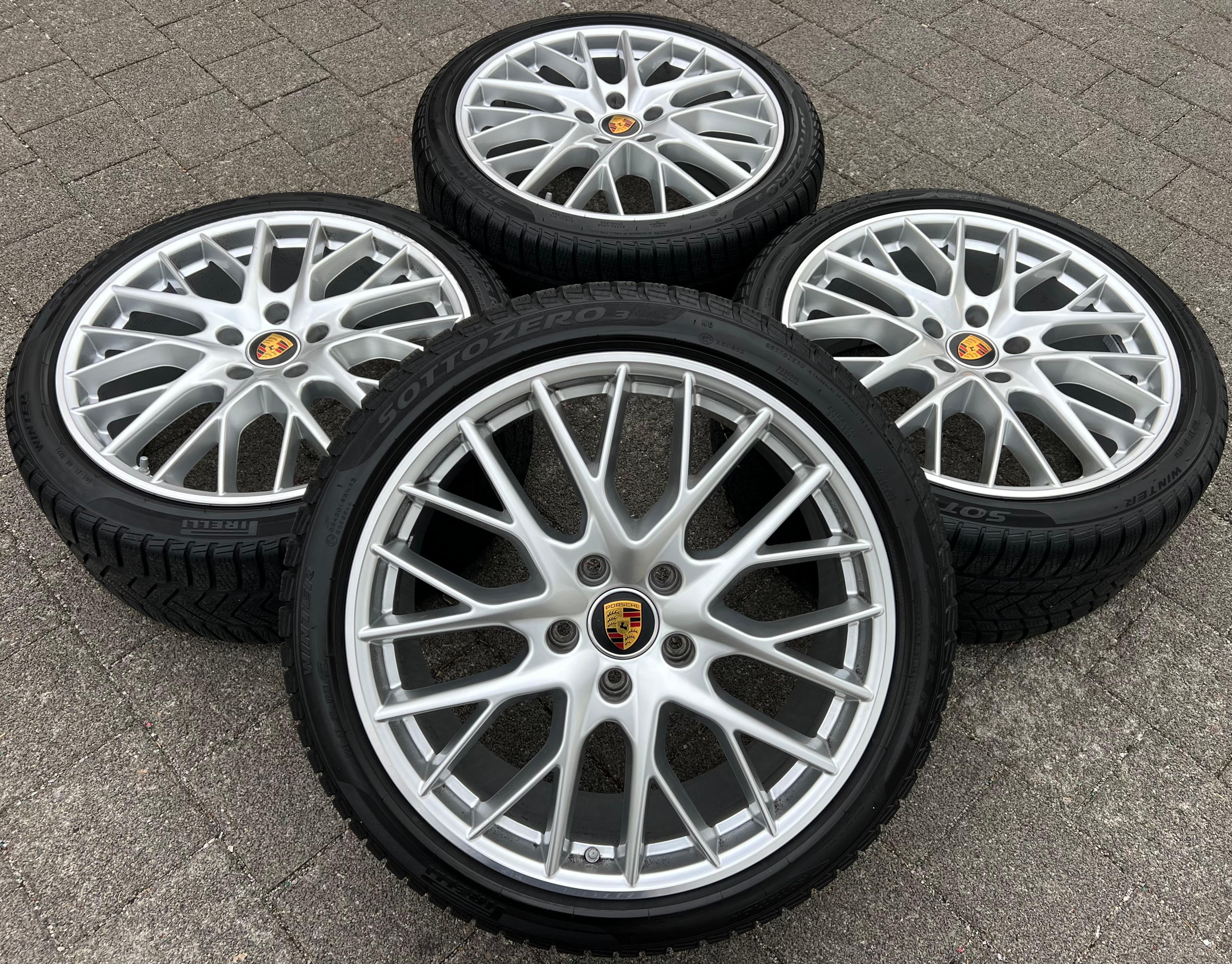 4 ORIGINAL 21" ALU WINTERRÄDER PORSCHE PANAMERA 971 SPORT RAD 971601025D 971601025A