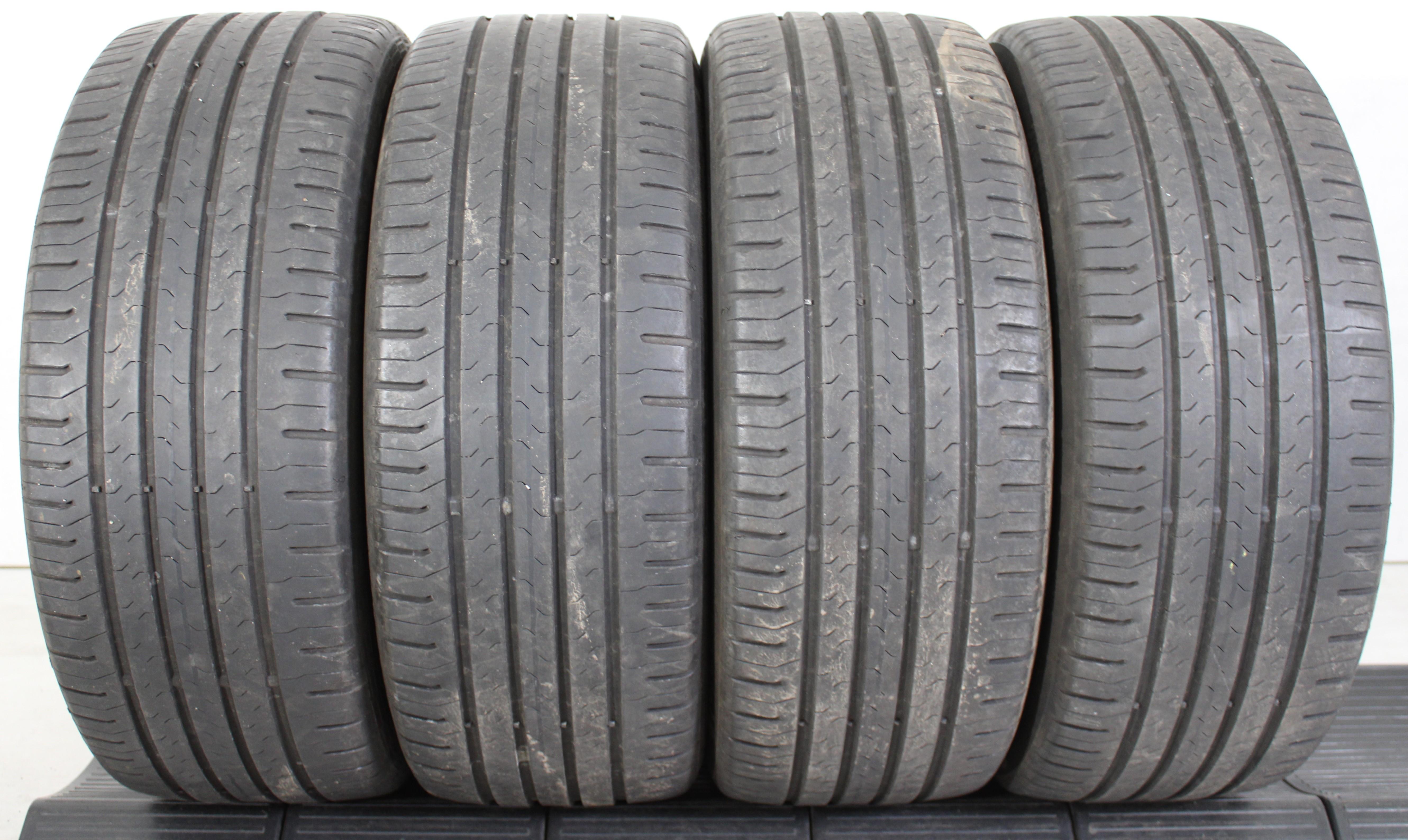 4 x 215/45R17 87V Sommerreifen Continental  Eco Contact 5 5,5-6mm 2015