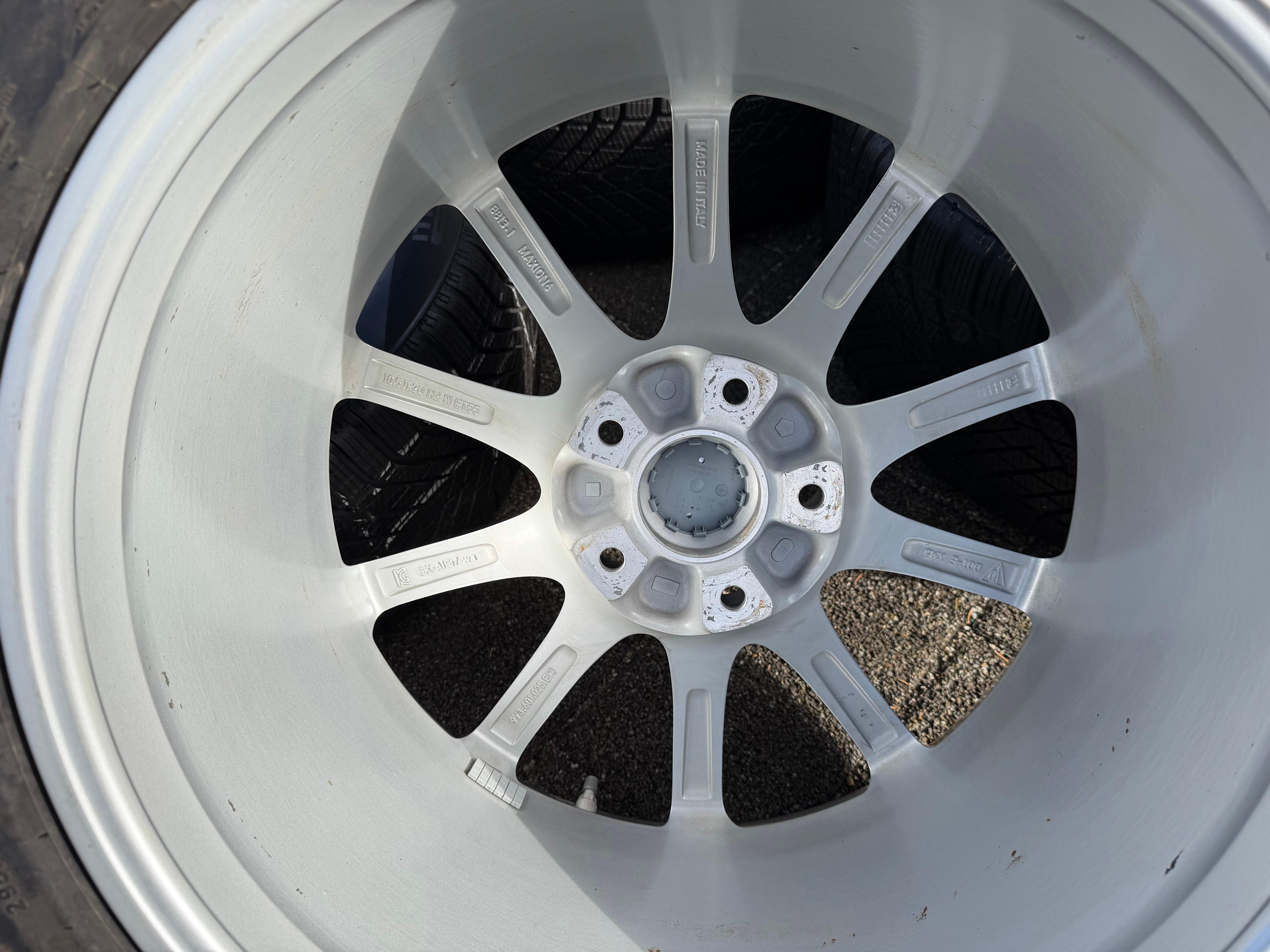 4 ruedas de invierno de aleación originales de 20" para Porsche Cayenne II E3 9YA 9Y0601025CT 9Y0601025DA