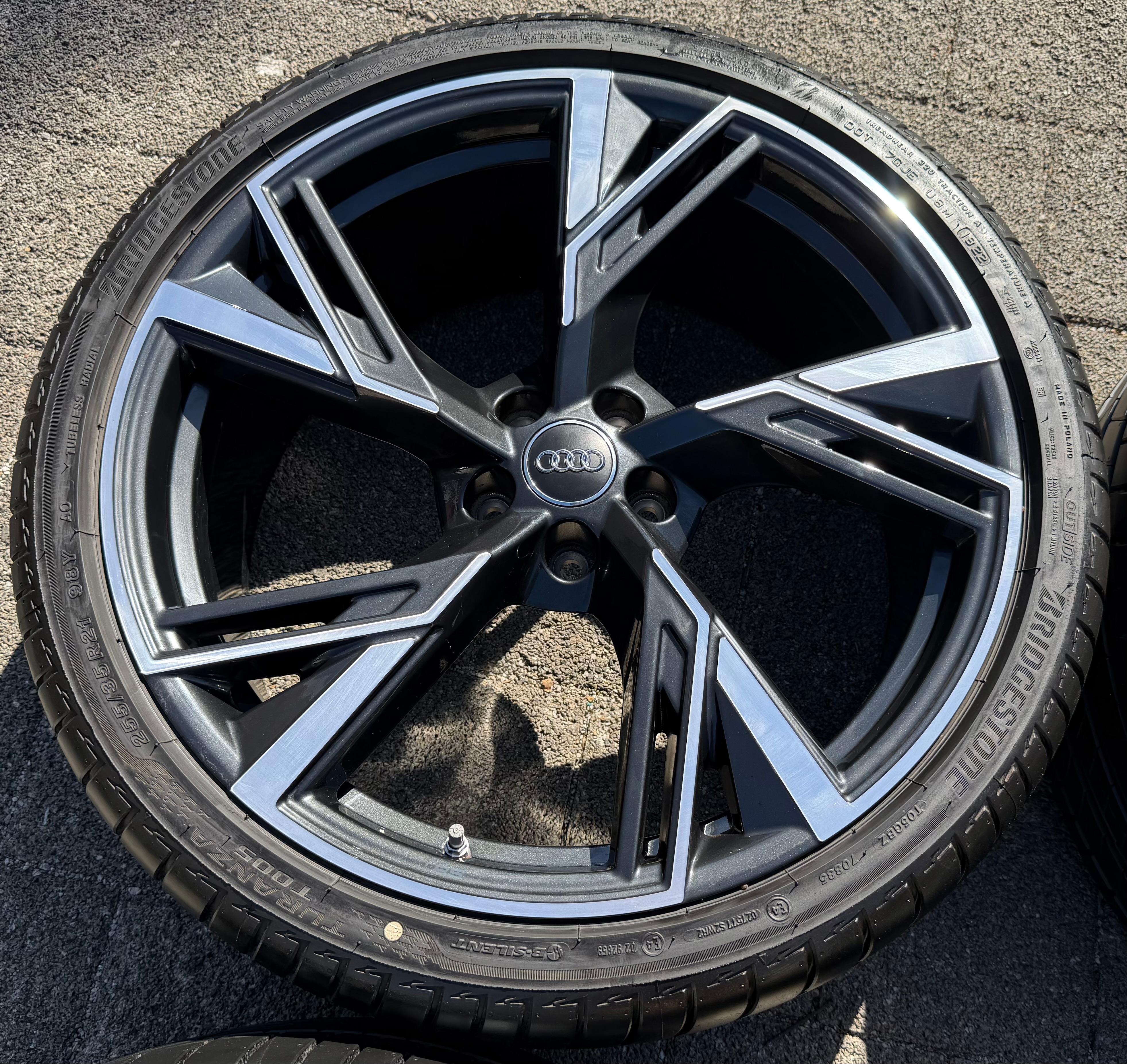 4 Original 21" Alu Sommerräder AUDI A7 S7 4K F2 4K8601025AR 255/35R21 98Y 2022