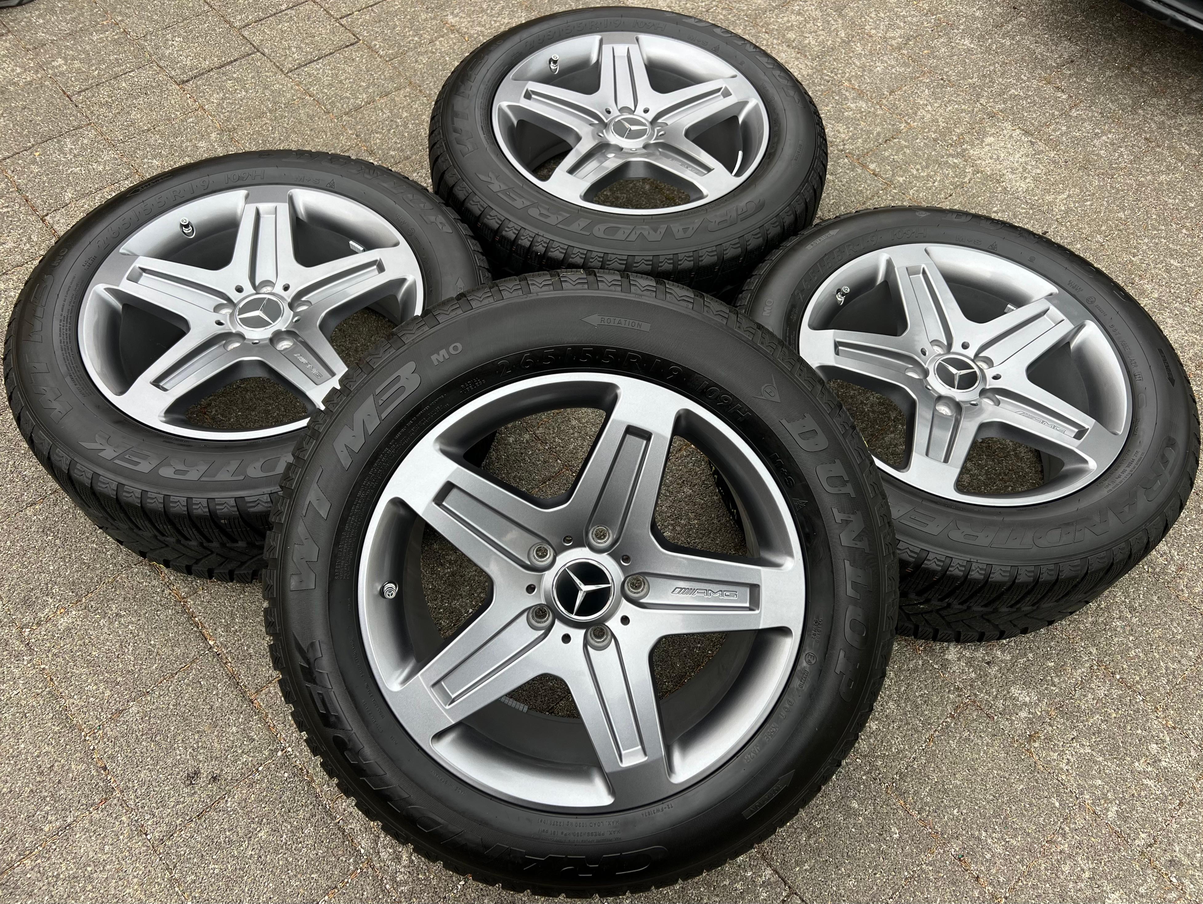 4 ORIGINAL 19" ALU WINTERRÄDER MERCEDES G-KLASSE W463 A4634012102 2022 FREIHAUS