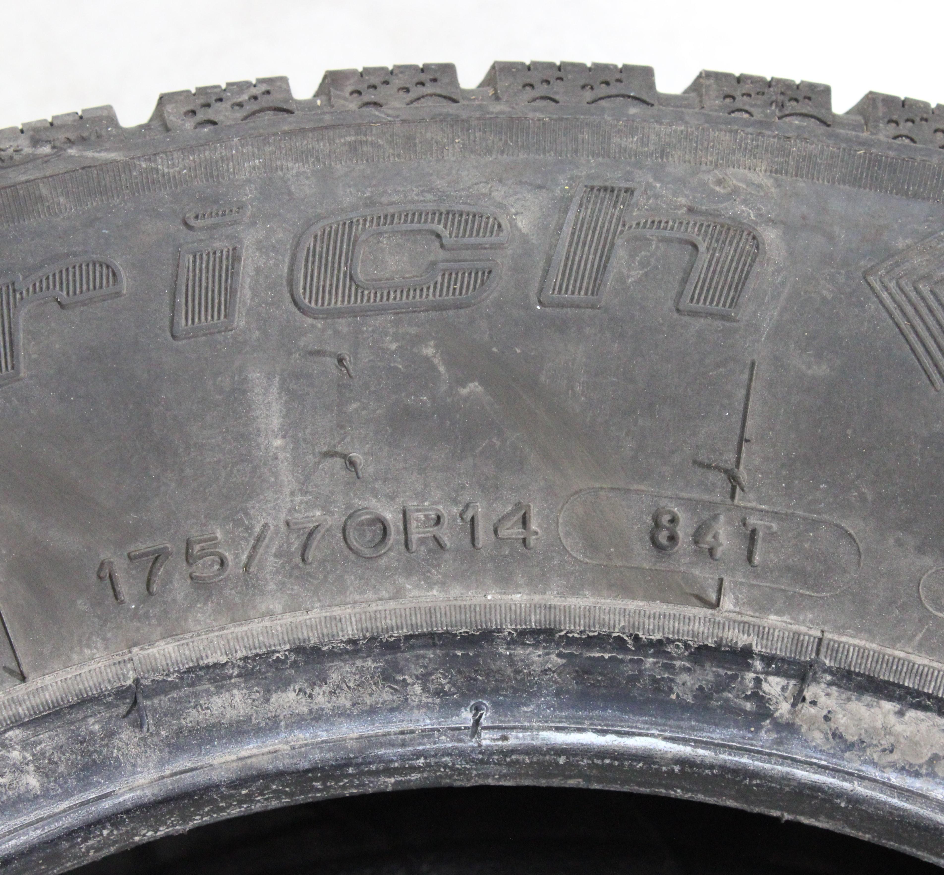 1 x 175/70R14 84T pneu hiver BFGoodrich G-Force Winter 5mm 2019