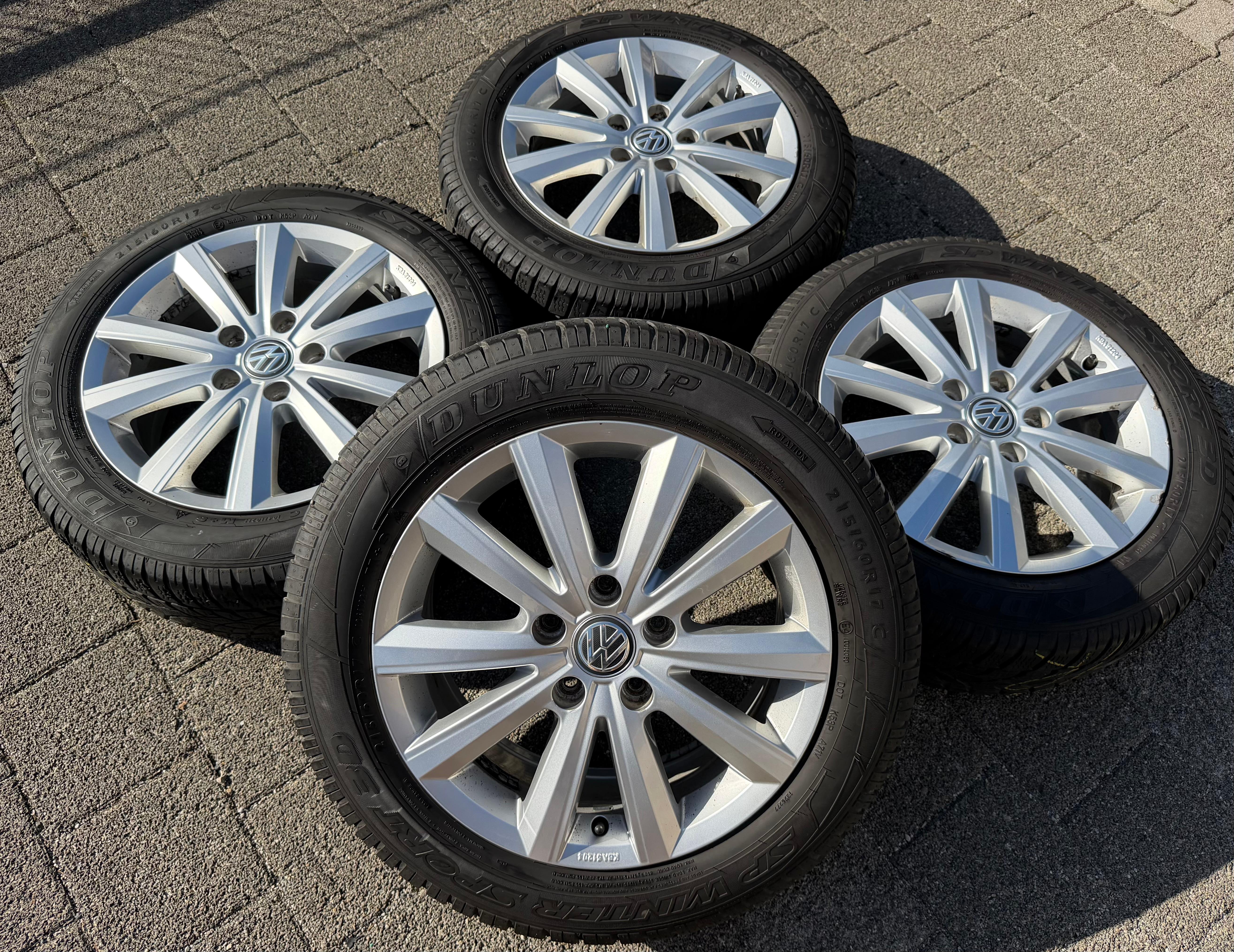 4 Original 17" Alufelgen VW BUS T5 T6 7x17 ET55 5x120 Merano 7E0071497A