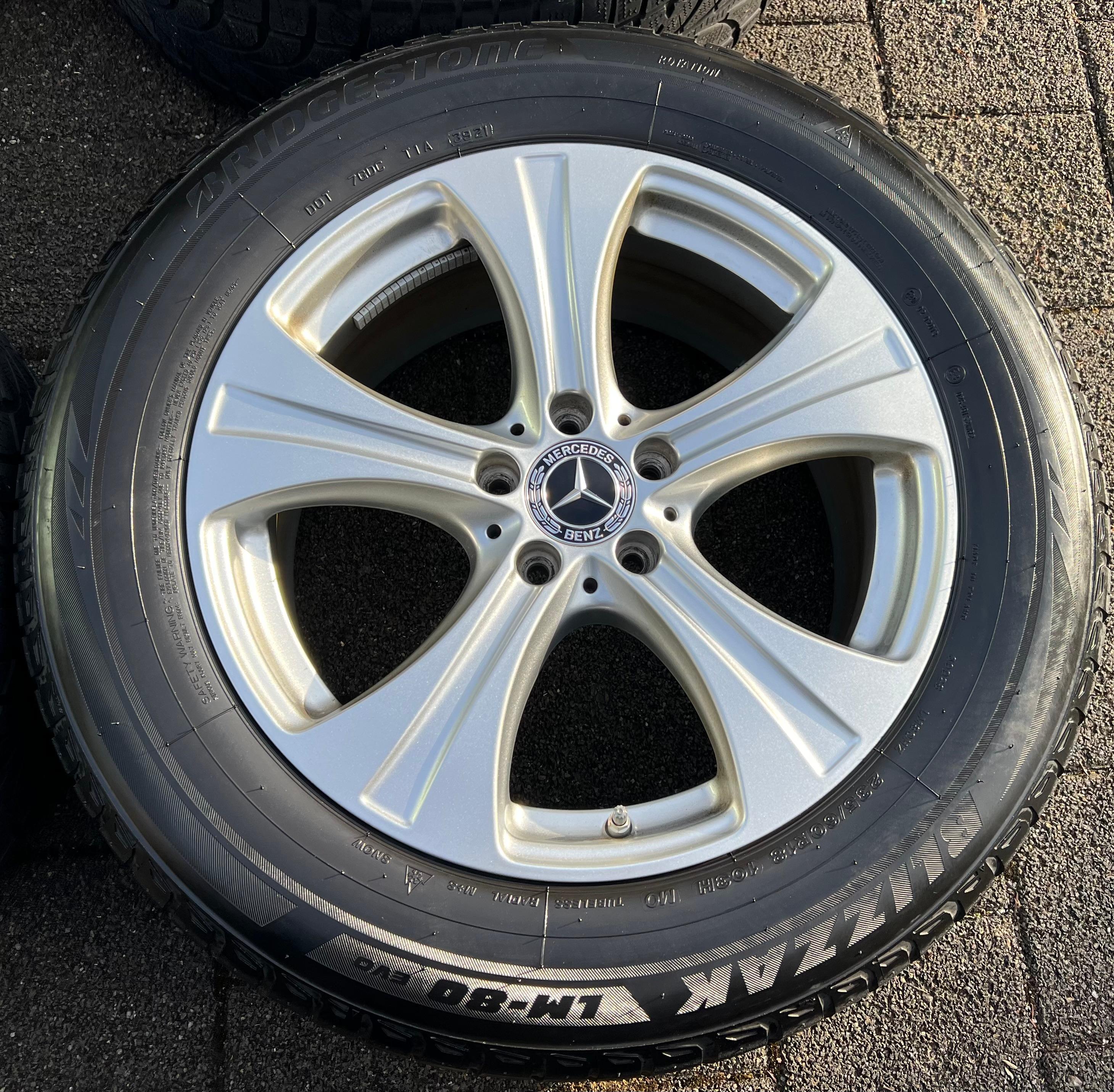4 JANTES ORIGINALES 18" ALU MERCEDES GLC-KLASSE W253 A2534010800 8x18 ET38