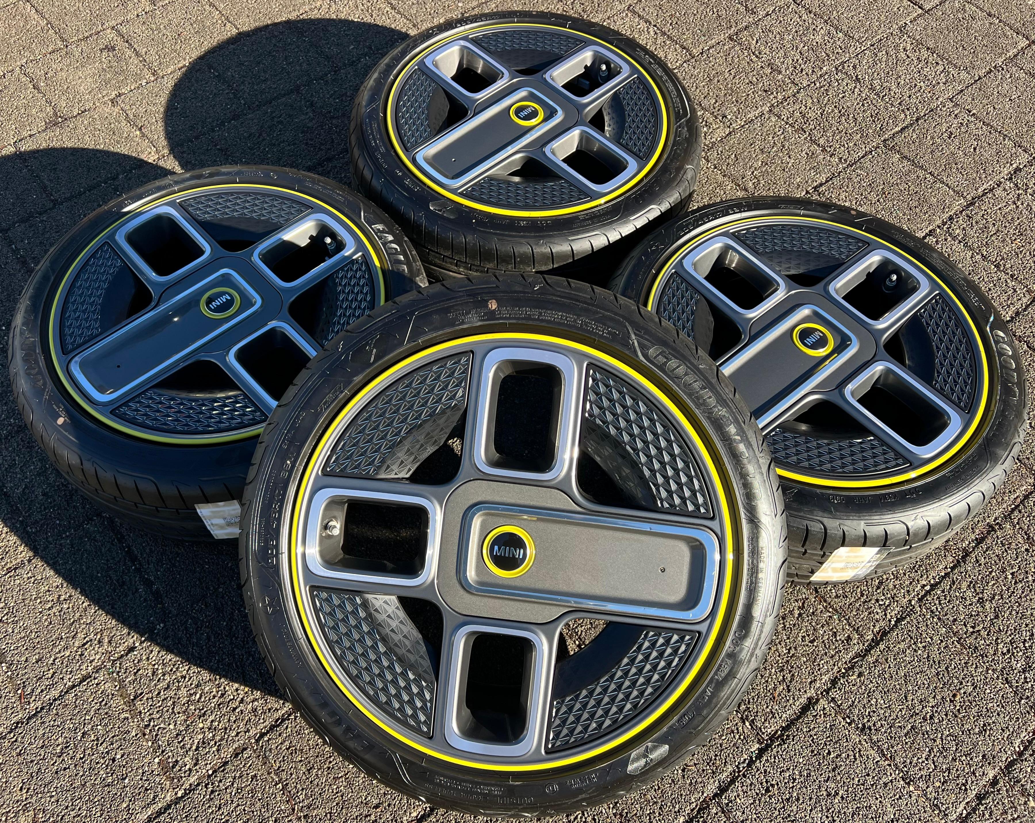 4 LLANTAS ORIGINALES DE VERANO DE ALUMINIO 17" MINI F55 F56 F57 ELECTRIC POWER SPOKE 737 6889171