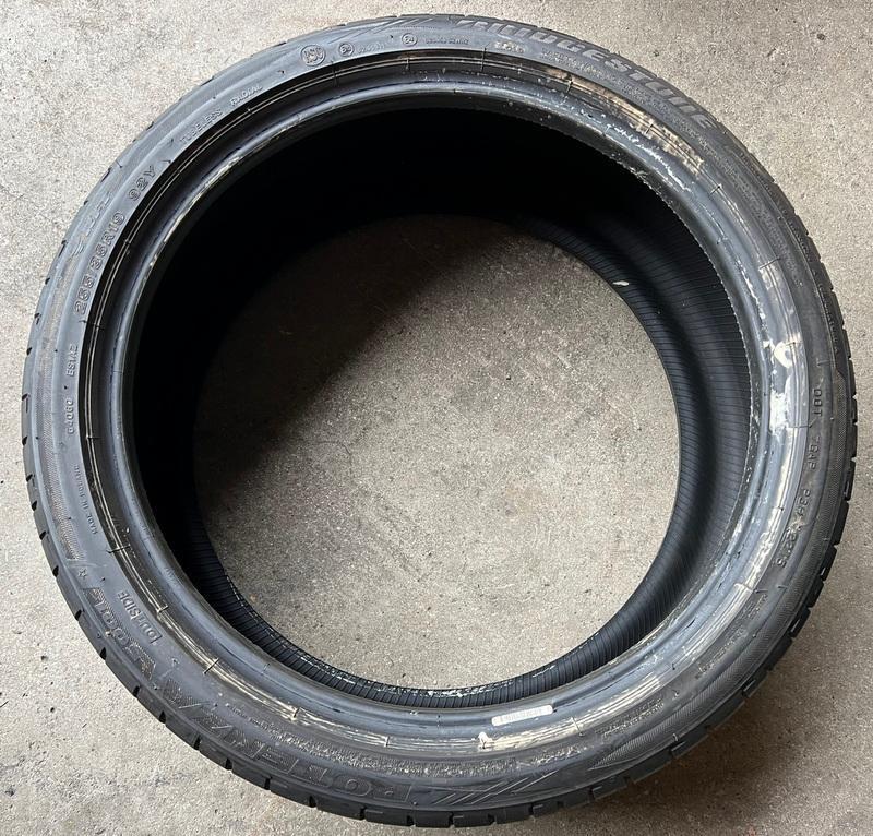 2 x 255/35R19 92Y pneus été Bridgestone Potenza S001 Runflat 5mm 2015