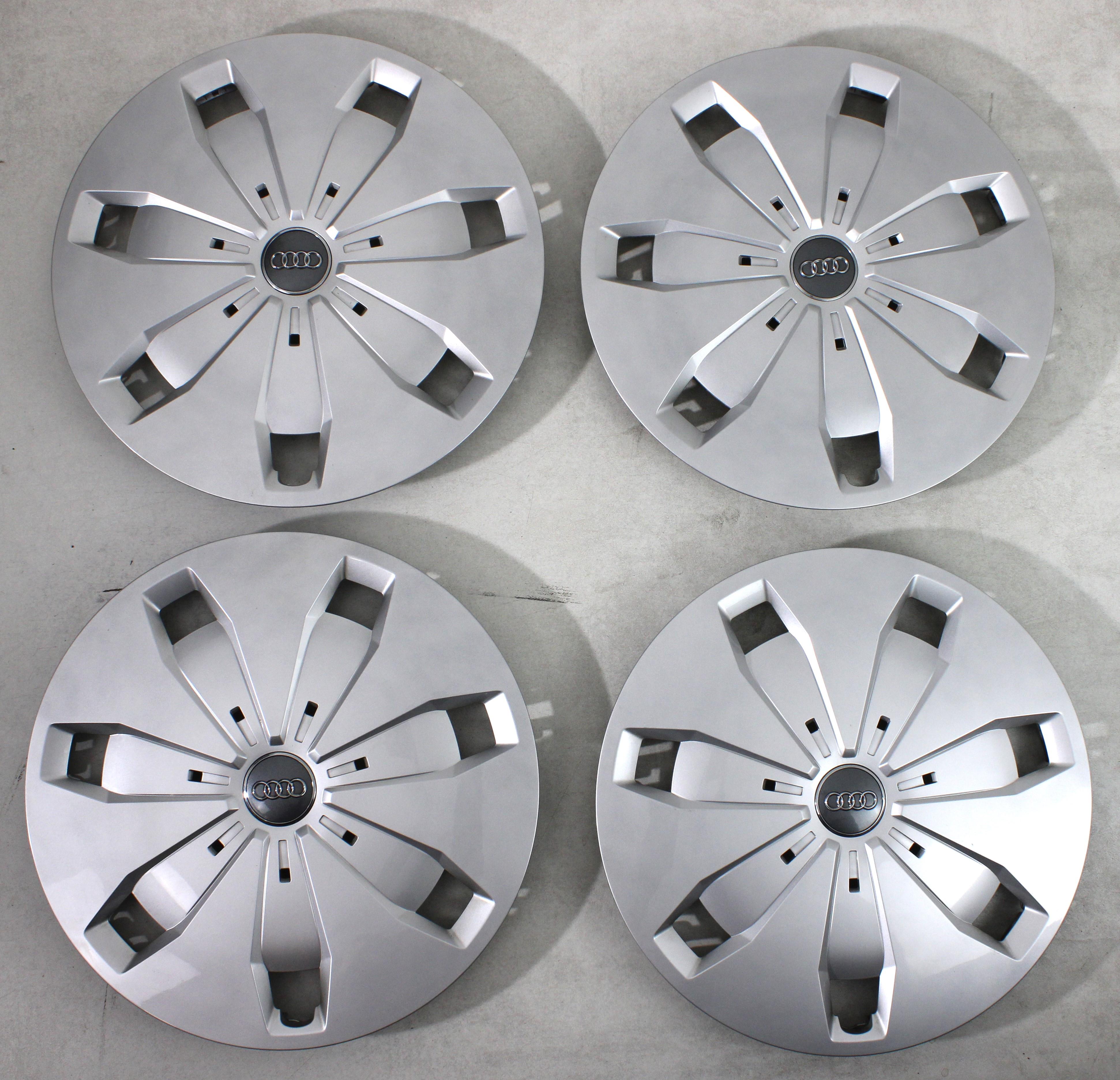 4x Tapacubos originales de 16" para Audi A3 A4 Q2 81A601147, embellecedores de rueda de 16 pulgadas