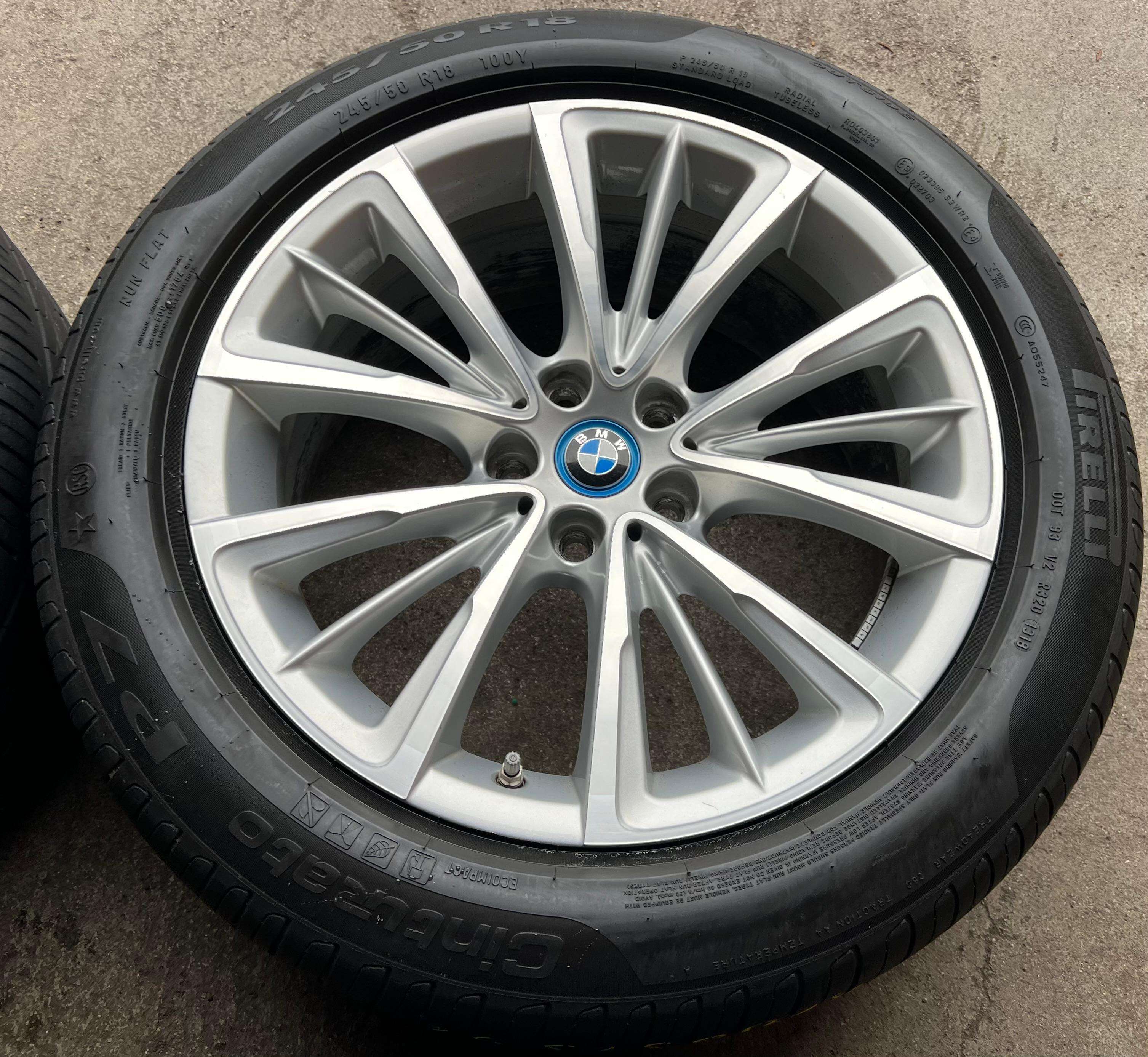 4 ROUES D'ÉTÉ ORIGINALES 18" EN ALU BMW SÉRIE 7 G11 G12 STYLING 643 6867339 FRANCO DOMICILE