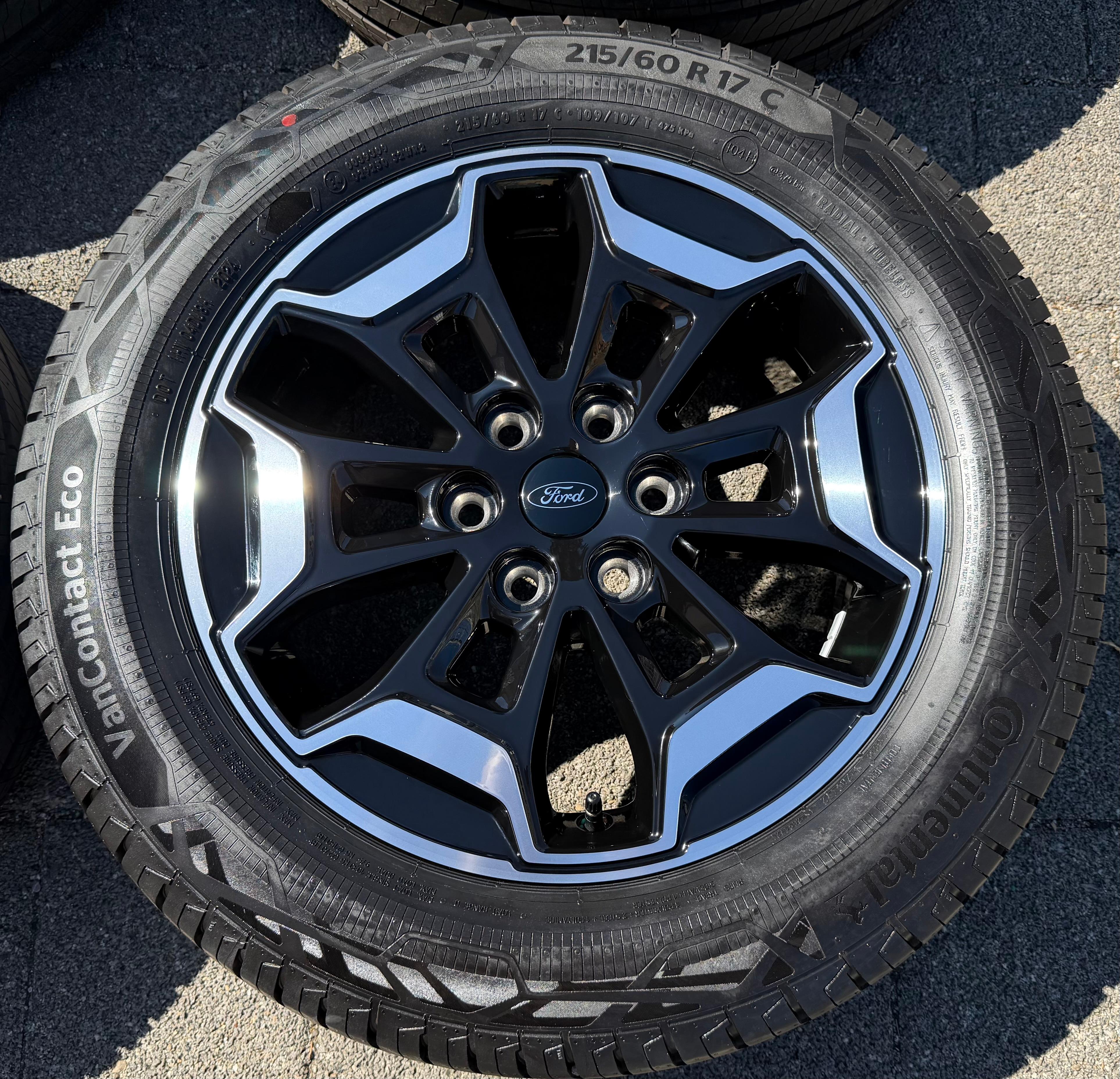4 cerchi in lega Sommer da 17" originali per Ford Transit Tourneo Custom NXN 2024, Continental PZ31-FA RDKS